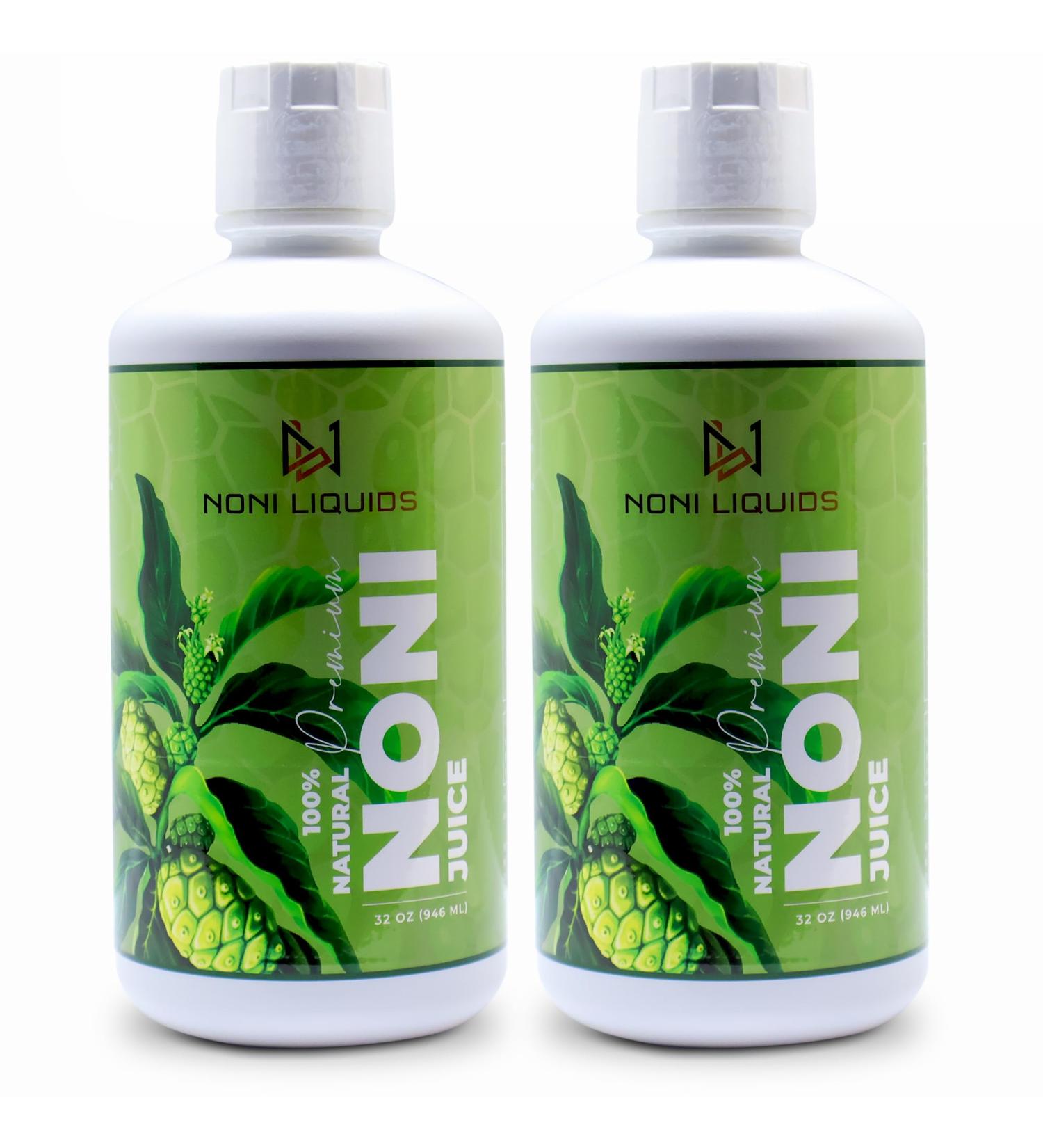 2 Pack Pure Hawaiian Noni Juice: Original & Authentic. Made with 100% Noni Fruit. No Added Flavors. Not from Concentrate. Premium Superfood - Buy Online on GoSupps.com