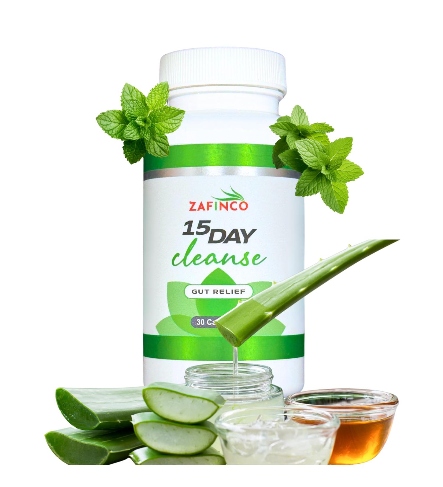 ZAFiNCO Gut Relief-15 Day Colon Cleanse n Detox Intestinal Cleanse for Men&Women. Advanced Constipation Relief Non-GMO Colon Cleanse Probiotics 30 Capsules 1-2 Daily-Made in The USA - Buy Online on GoSupps.com