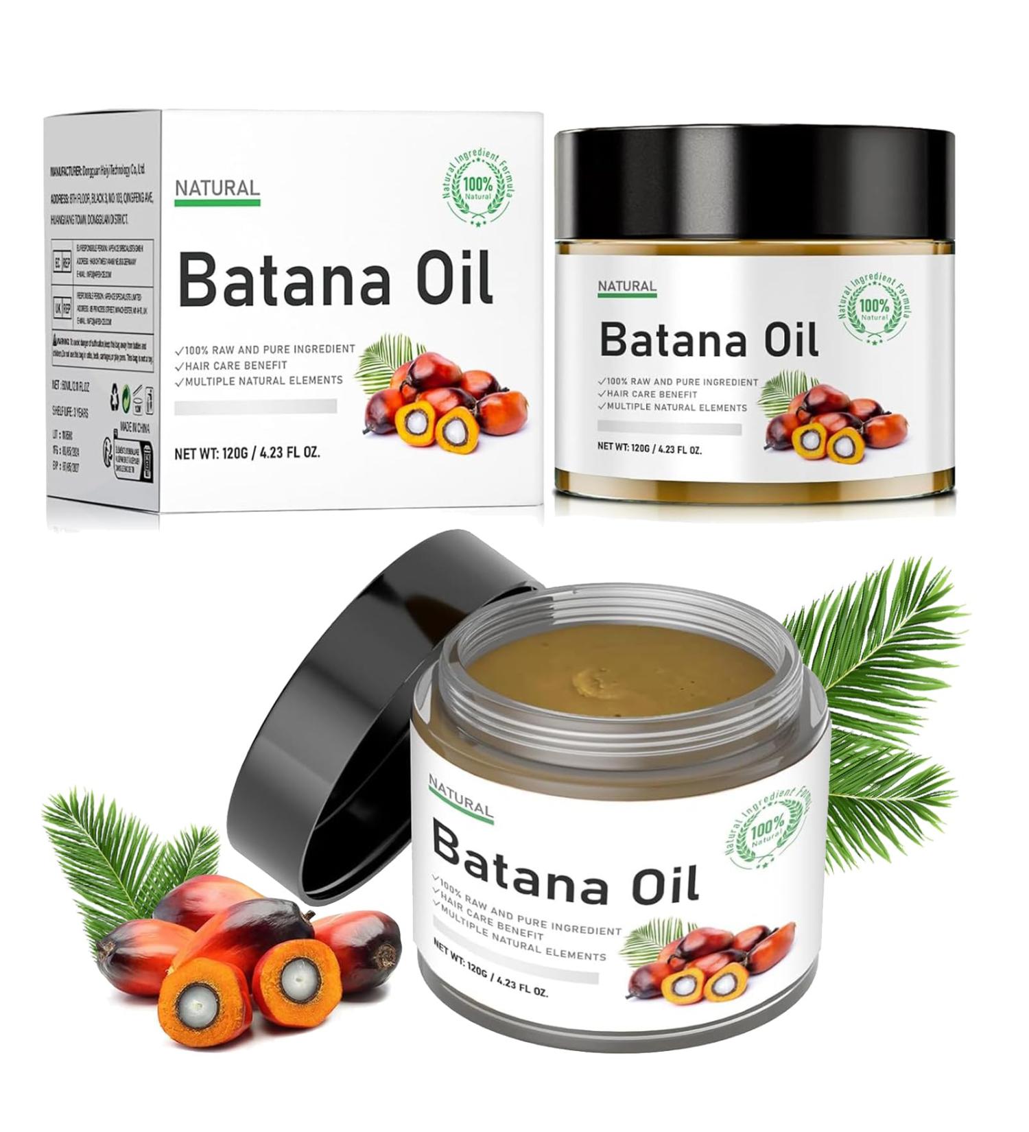 Raw Batana Oil for Hair Growth | 100% Pure Organic Oil for Thickness & Nourishment | Batana Hair Growth Oil with Vitamin E - 4.2 OZ - Buy Online on GoSupps.com