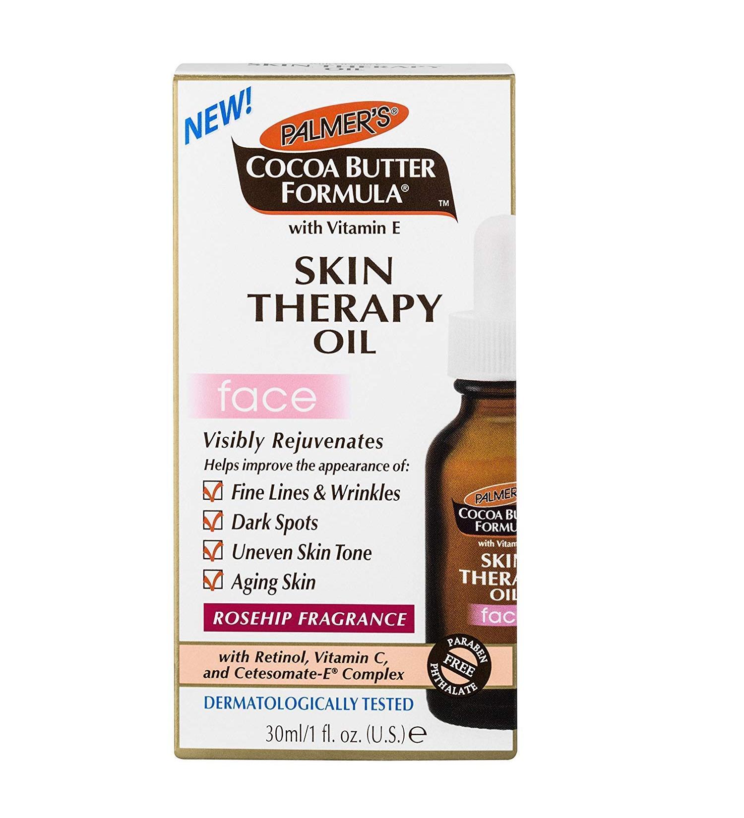 Buy Palmer's Cocoa Butter Formula Skin Therapy Oil for Face Set of 2 (1 fl oz each) - Moisturizing & Nourishing for All Skin Types - International Shipping Available - Buy Online on GoSupps.com