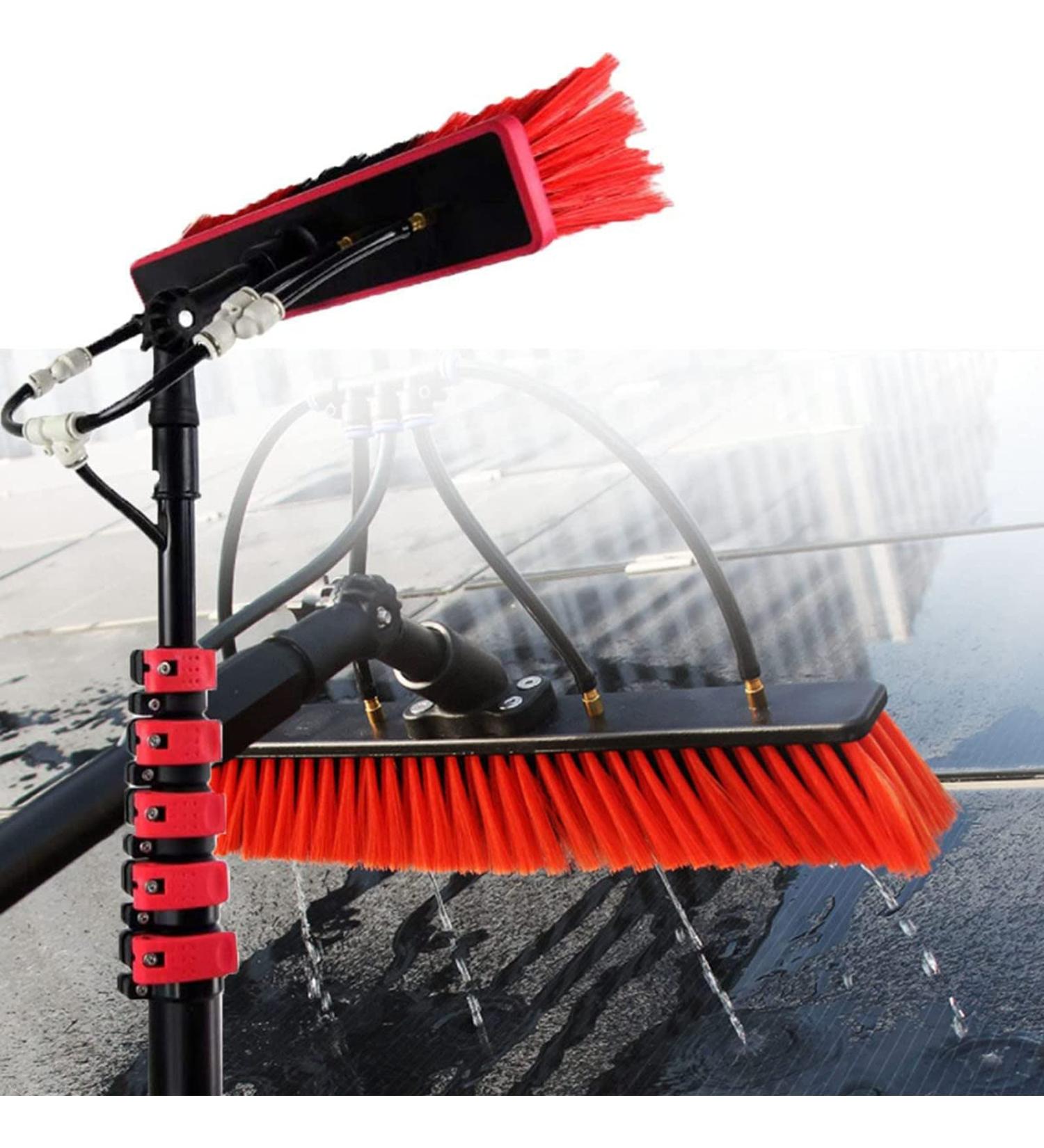 Photovoltaic Panel Cleaning Brush High-Altitude Cleaning Brush With Extension Pole Water Fed Pole Brush System Telescopic Window Cleaning Tools 3.6M - Buy Online on GoSupps.com