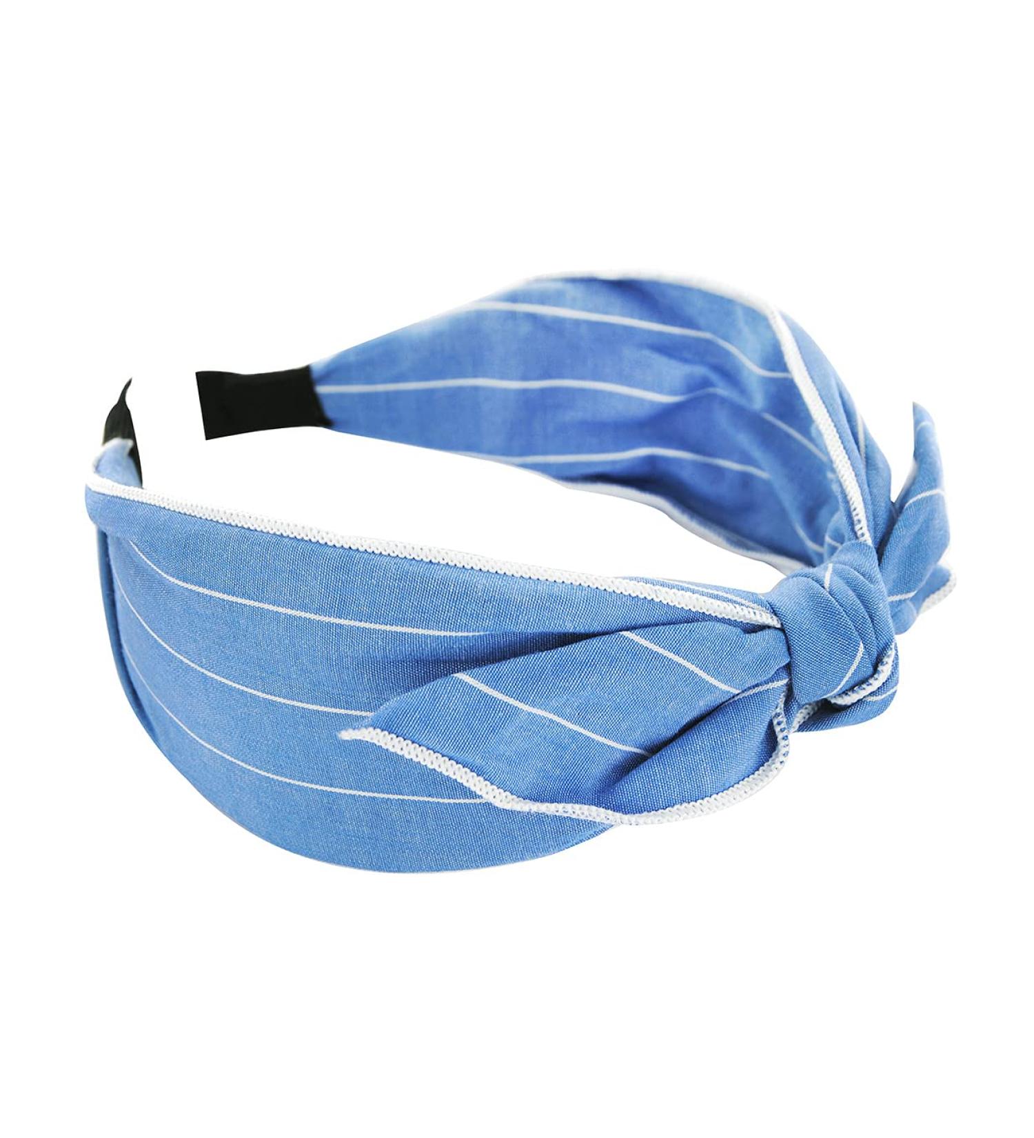 Buy Axy HR33 Vintage Hair Band with Bow - Beautiful Blue Headband Series 33 | International Shipping Available - Buy Online on GoSupps.com