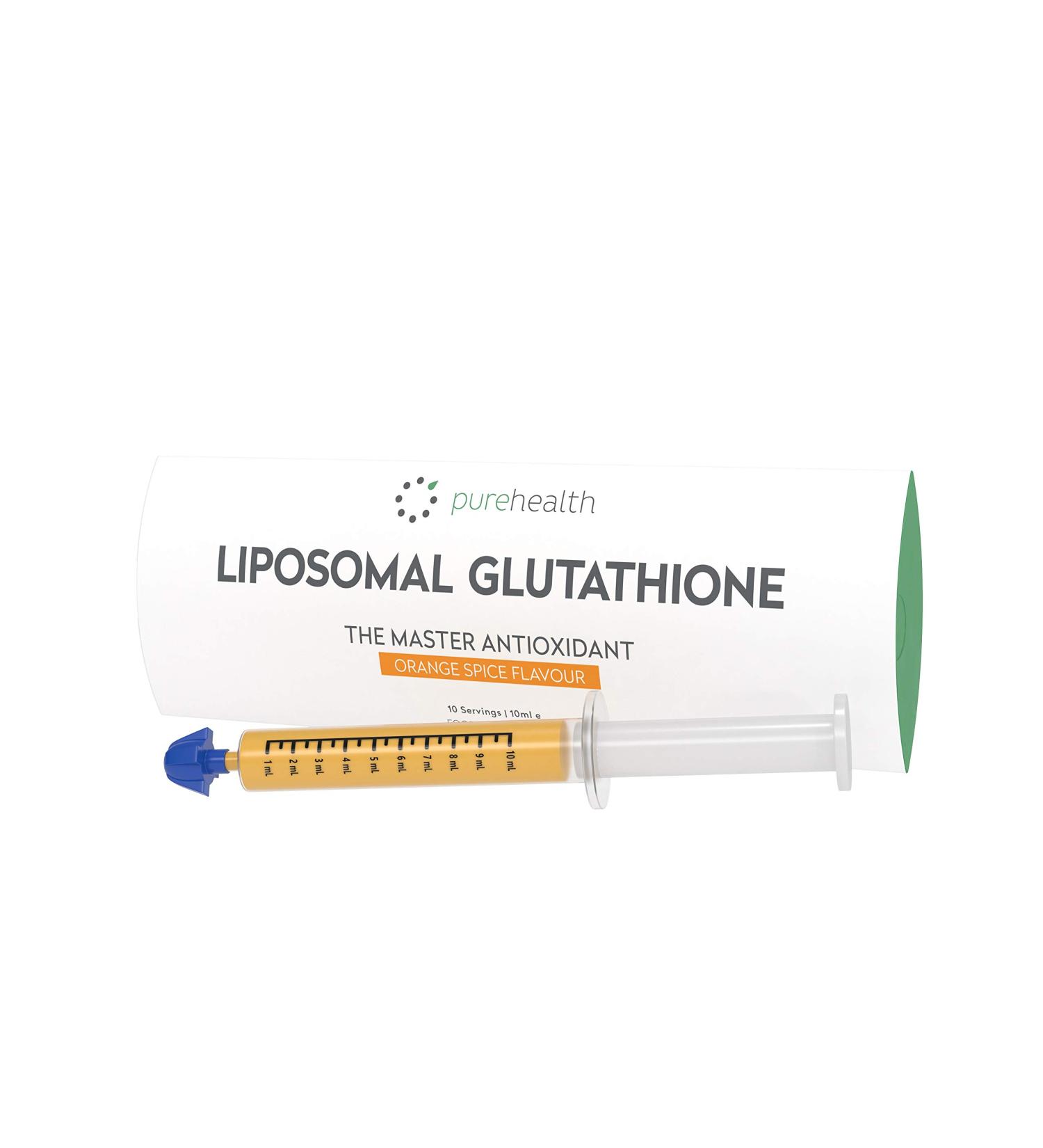 Advanced 10ml Liposomal Glutathione - Rapid Absorption & Maximum Bioavailability - Buy Online on GoSupps.com