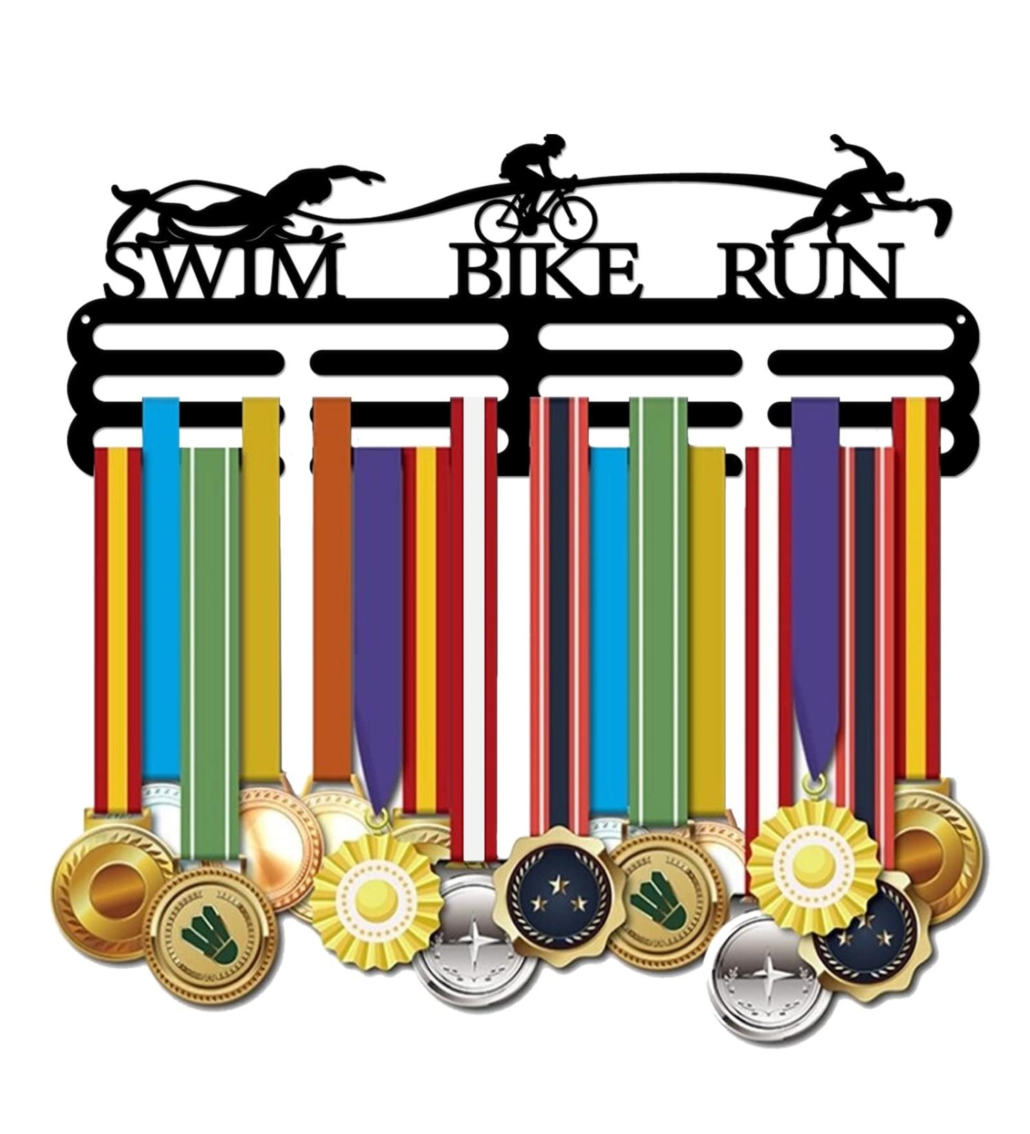Superdant Triathlon Medal Hanger - Iron Sports Medals Display Frame - Buy Online on GoSupps.com