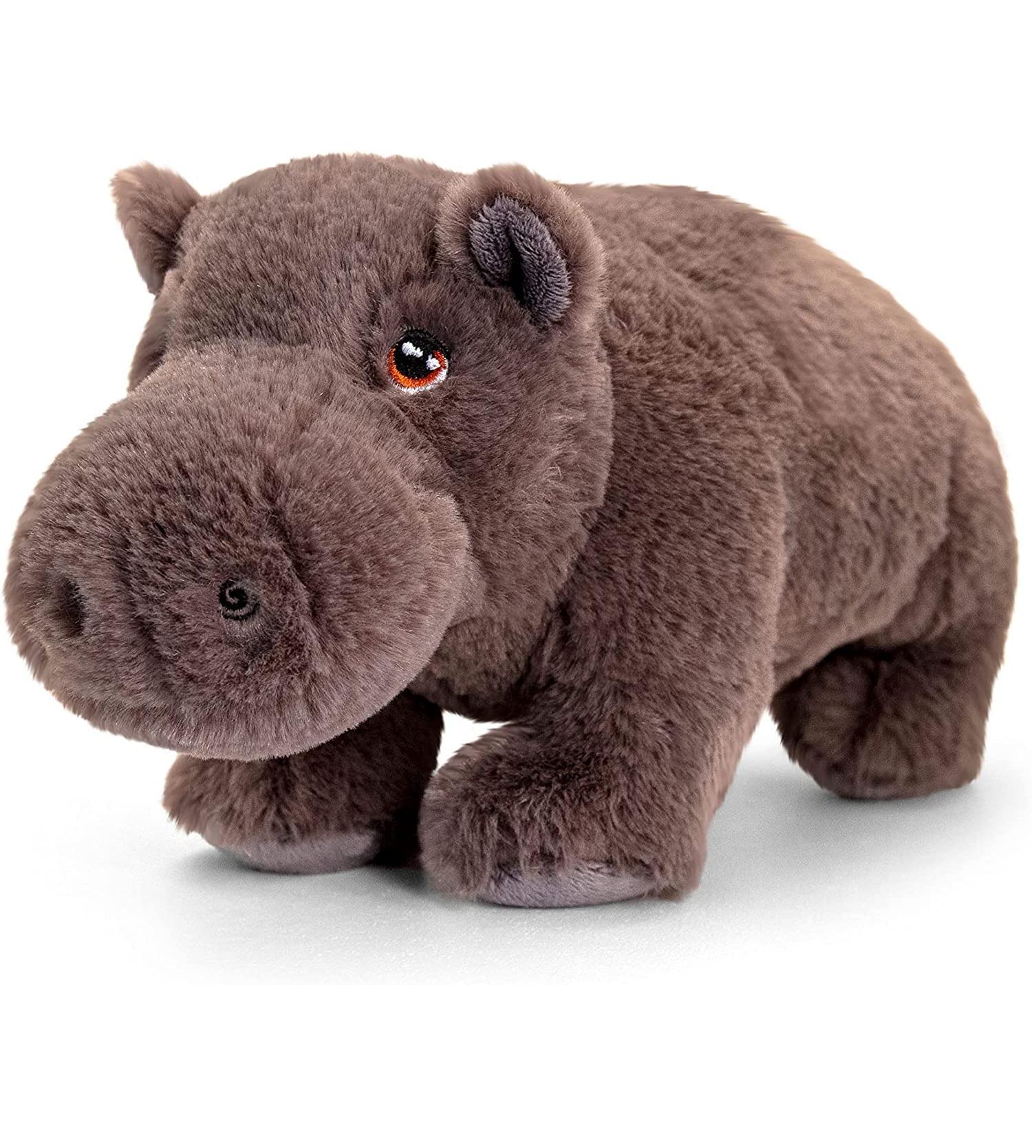 Deluxe Paws Plush Hippo Toy - Eco-Friendly and Soft, 100% Recycled Materials - Buy Online on GoSupps.com