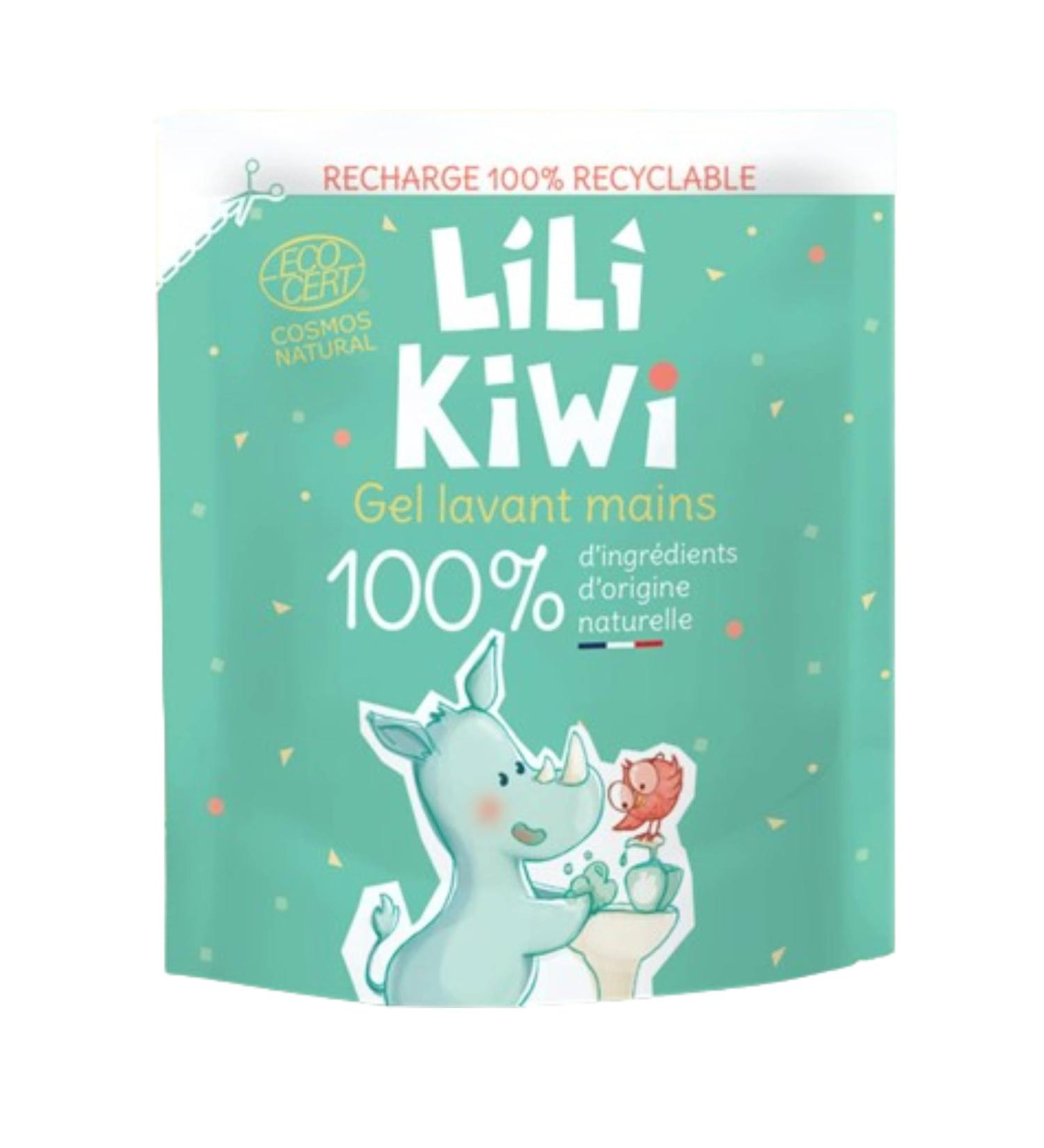 LiliKiwi Natural and Recyclable Handwash Refill Gel for Kids - Green Apple Fragrance Gentle & Refreshing for Frequently Washing Small Hands 250 ml - Buy Online on GoSupps.com