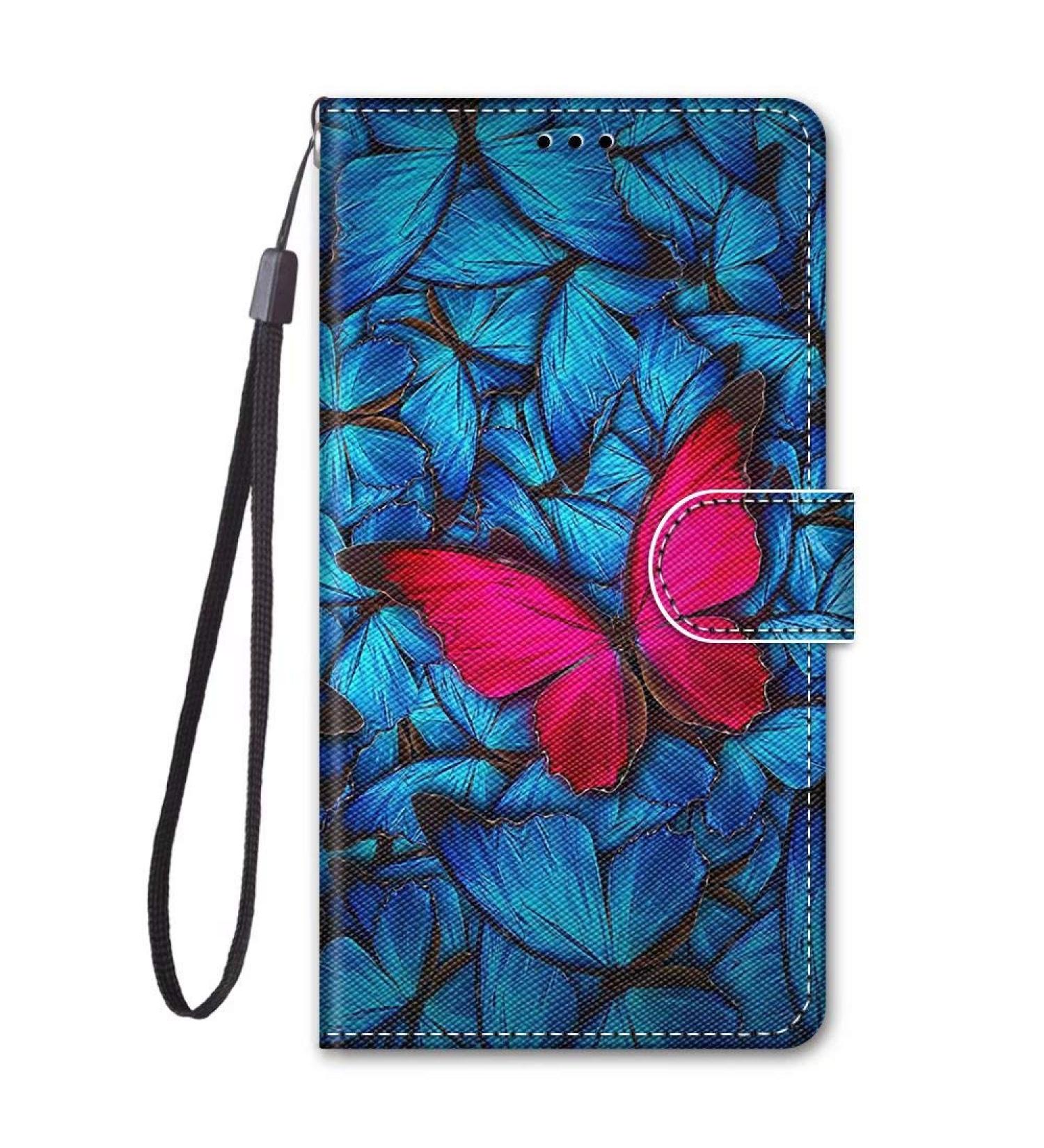 Miagon Full Body Wallet Case for Samsung Galaxy J6 2018 Colorful Pattern Design PU Leather Flip Cover with Magnetic Closure Stand Card Slot Red Butterfly Samsung Galaxy J6 2018 Red Butterfly - Buy Online on GoSupps.com