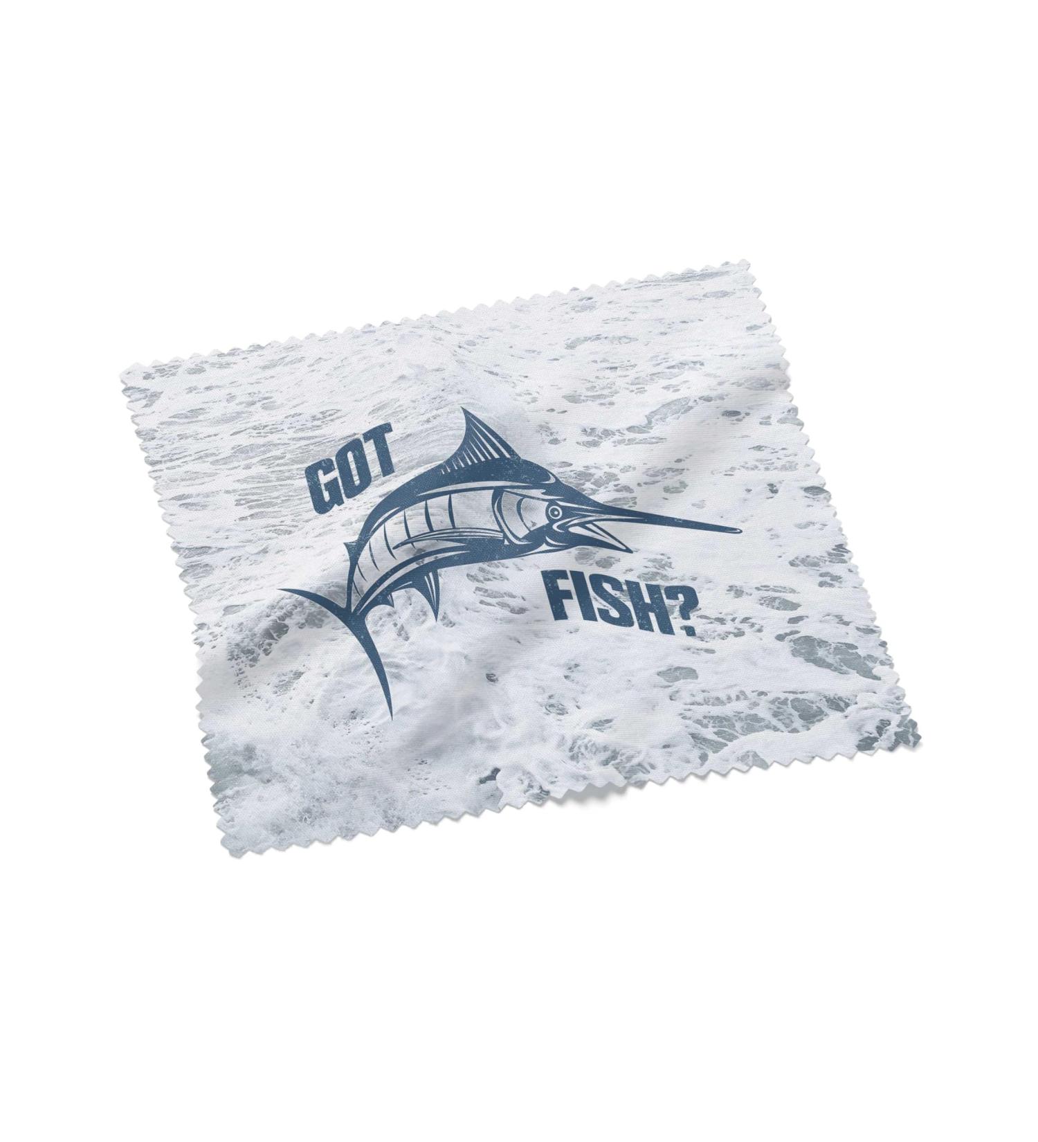 Urban Backwoods Got Fish Microfiber Cloth - Glasses Cleaning Cloth