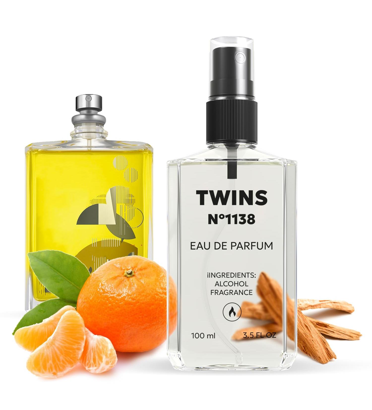 TWINS Impression of Mol. 01+Mandarin | Unisex Perfume for Women and Men Eau de Parfum | No.1138 | 3.4 Fl Oz / 100 ml Escentric Molecules Molecule 01 + Mandarin Impression - Buy Online on GoSupps.com