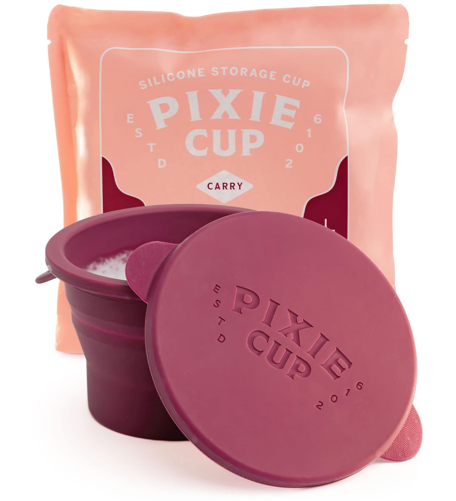 Menstrual Cup Sterilizer Wash Case - Foldable, Microwavable, Travel-Friendly - Public Restroom Cleaner Container 2.0 - Buy Online on GoSupps.com