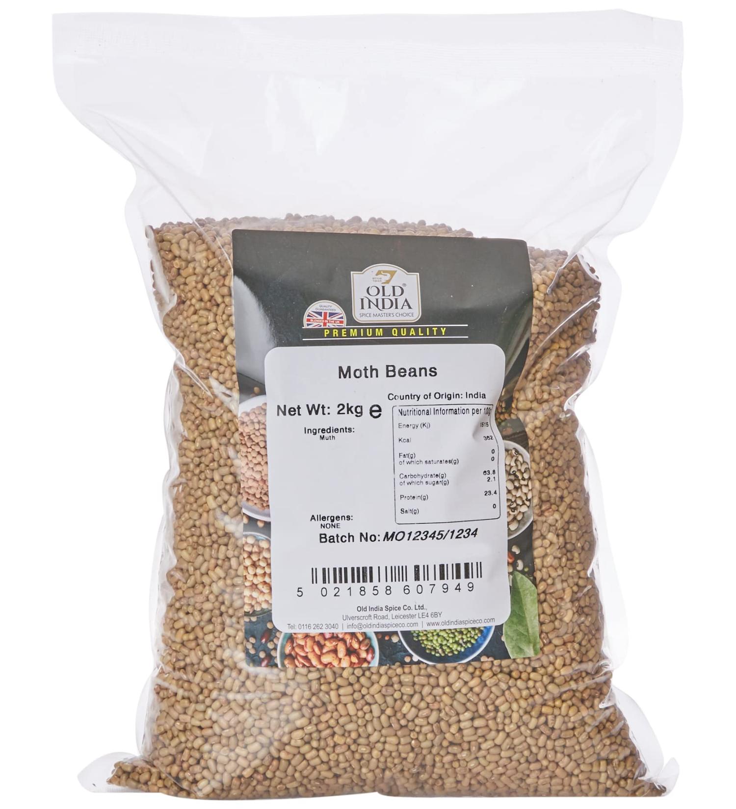Old India Moth Beans 2kg - Premium Quality Pulses for Healthy Cooking - Buy Online on GoSupps.com