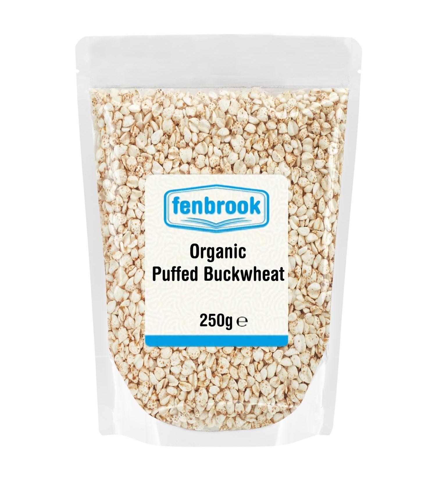 Organic Puffed Buckwheat 250g | Certified Organic by Fenbrook Organic - Buy Online on GoSupps.com
