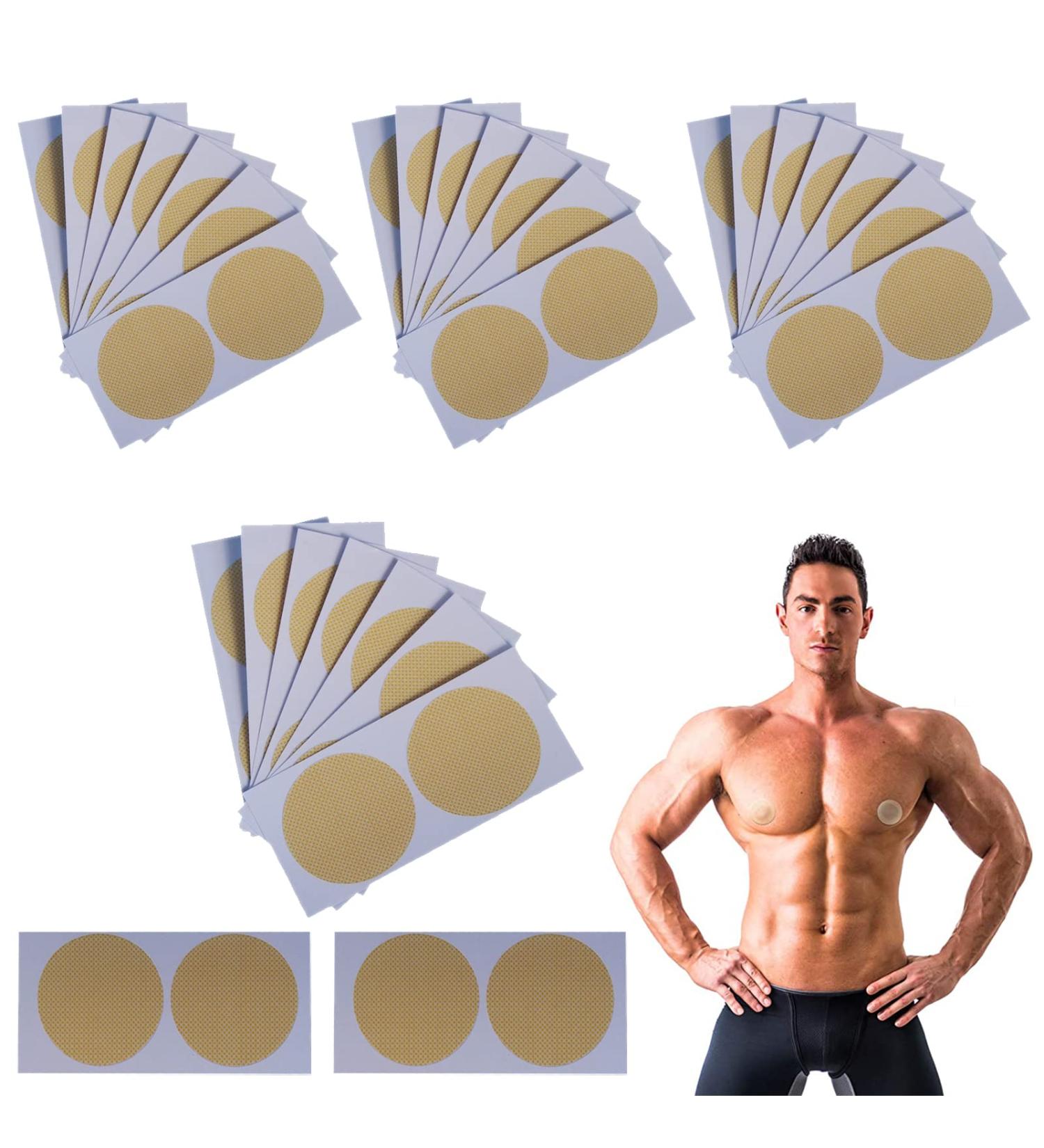 JUNRU 30 Pairs of Men's Nipple Covers for Running Prevent Joggers Nip Stops Nipple Chafing During Sport Ease and Prevent The Pain of Runners Nipple - Buy Online on GoSupps.com