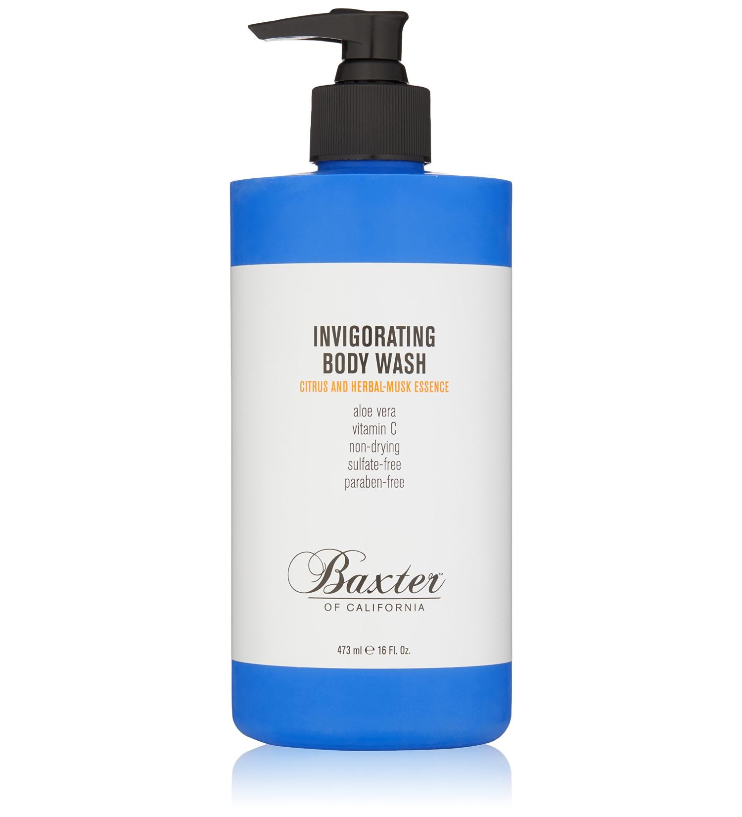Baxter of California Invigorating Body Wash for Men | for All Skin Types Citrus & Herbal Musk 16 Fl Oz (Pack of 1) - Buy Online on GoSupps.com