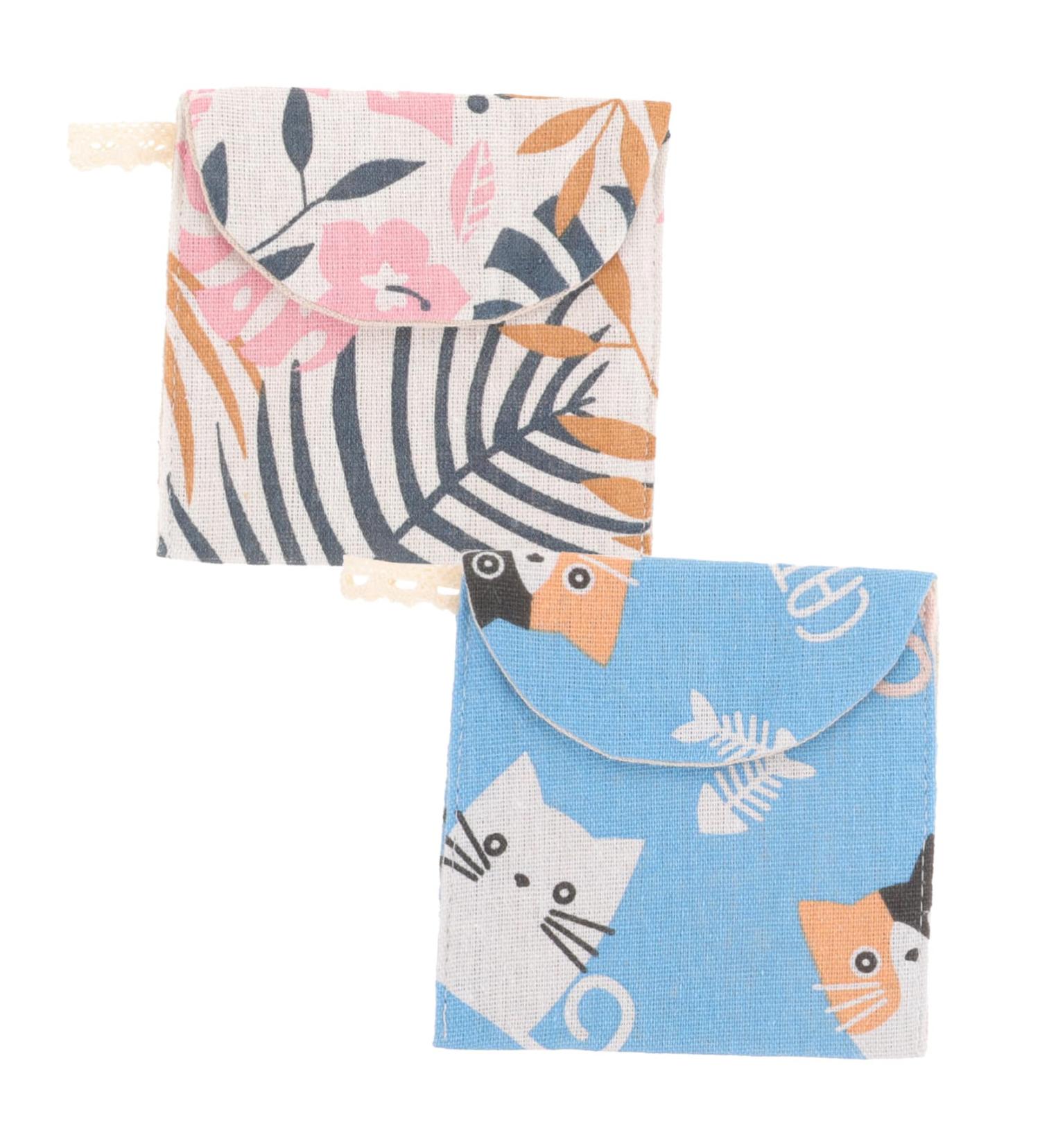 Marmerdo 2-Piece Decorative Periodica Bag Set - Multi-Purpose Small Bags for Menstrual Pads & Women s Accessories - Buy Online on GoSupps.com