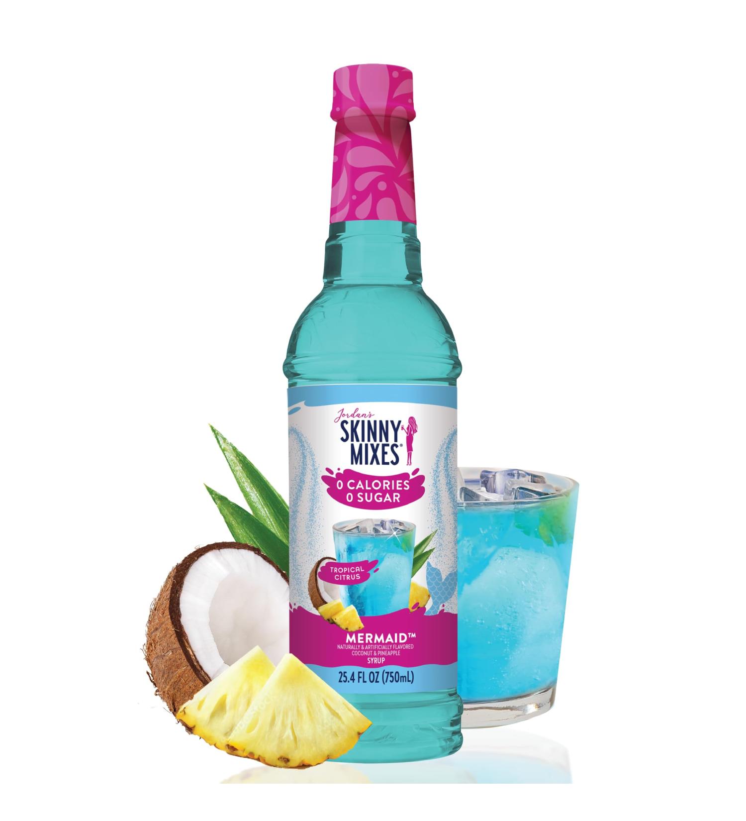 Jordan's Skinny Mixes Sirop sans sucre saveur sir ne saveur de fruits rehausseur d'eau m lange de boissons pour th glac limonade et plus encore saveur sans calories compatible avec le r gime Sir ne 25.4 ml (Lot de 1) - Buy Online on GoSupps.com
