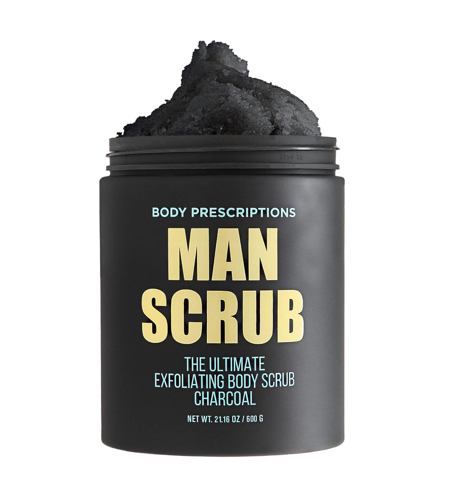 Body Prescriptions Men s Exfoliating Body Scrub Ultimate Skin Cleansing Wash in Jar with Twist-Top Lid For All Skin Types 21 Ounce (Pack of 1) Charcoal Charcoal 21 Ounce (Pack of 1) - Buy Online on GoSupps.com