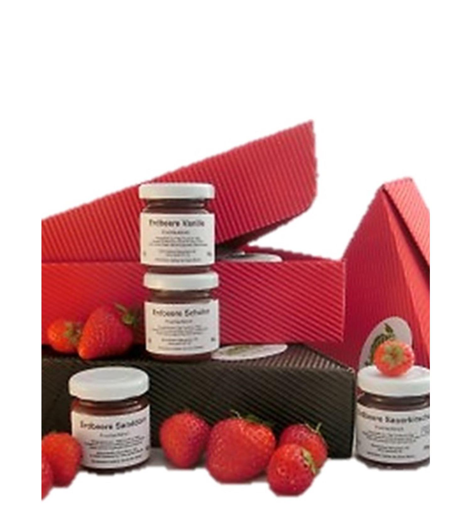 Buy Award-Winning Strawberry Fruit Spread - 15x50g | Gourmet Breakfast & Gift Options for Holidays - Buy Online on GoSupps.com