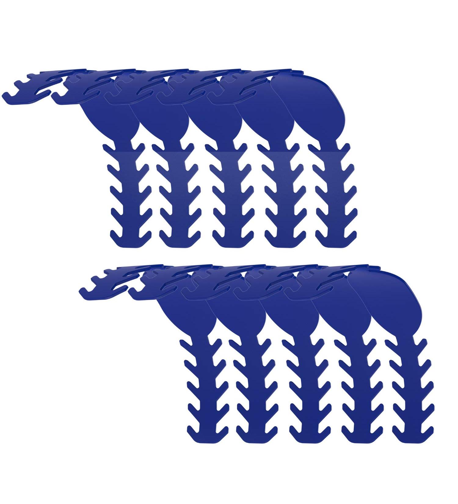 10x Elastic Mask Holder for Mouth Protection - Adjustable & Reusable Mask Extender | Comfort & Respiratory Protection (Blue) - Buy Online on GoSupps.com