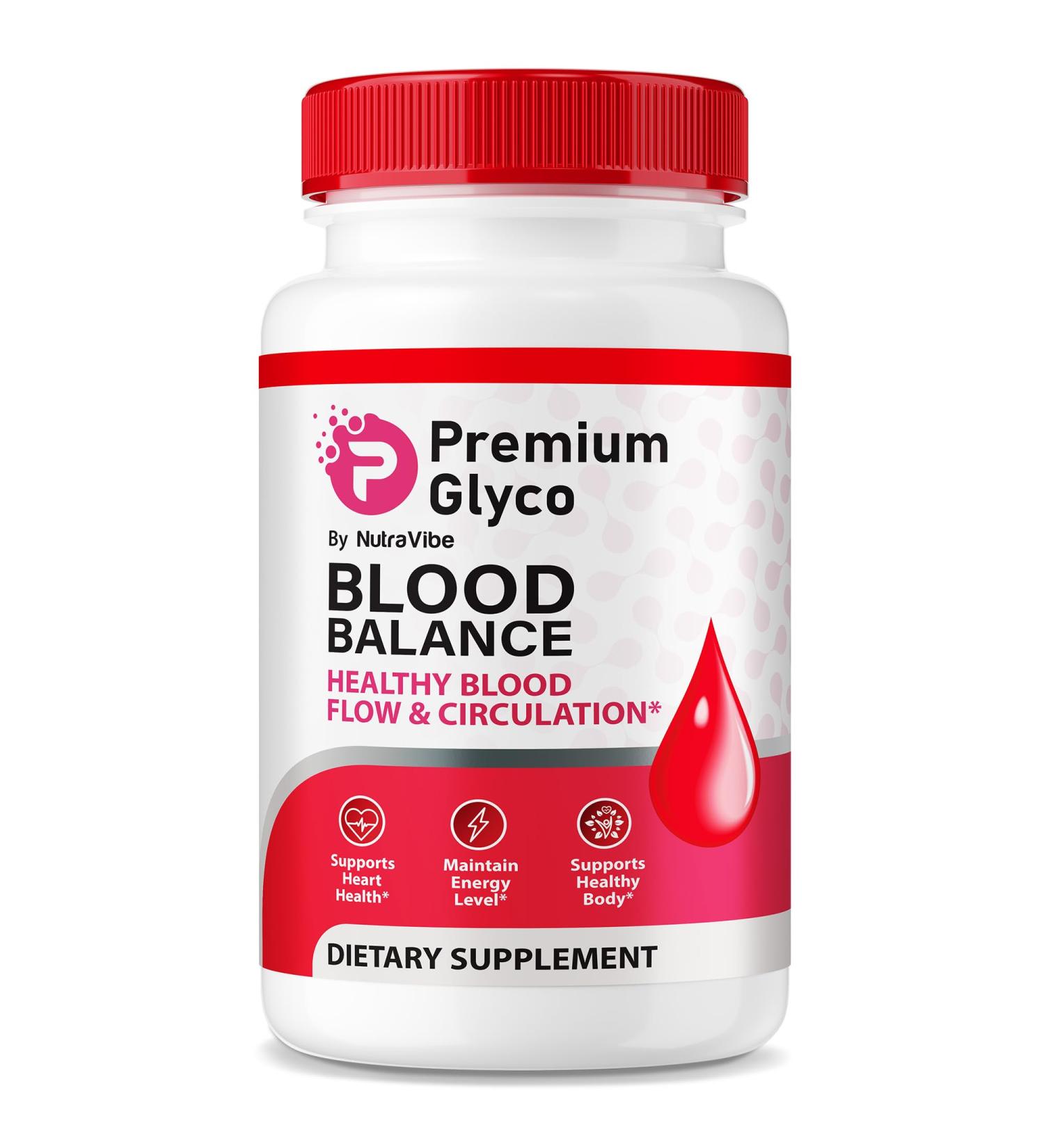 Premium Glyco Original Formula with a Clean Premium Blend to Support Healthy Circulation Natural Energy & Balanced Levels | Just 2 Easy-to-Swallow Pills Daily (60 Capsules) - Buy Online on GoSupps.com