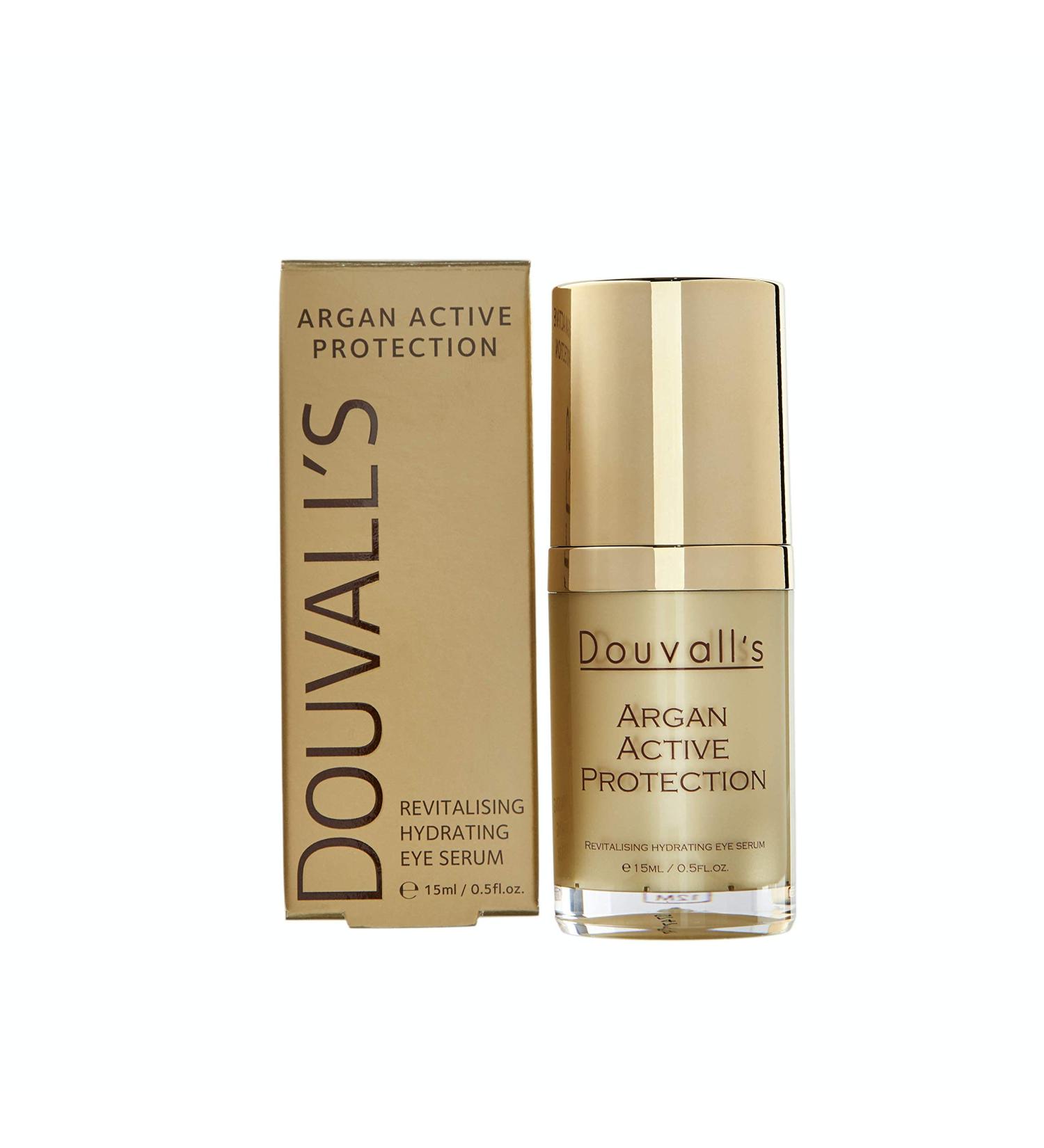 Douvall's Douvalls Argan Active Eye Serum 15ml | Anti-aging eye contour serum | Fine lines crow's feet dark circles puffy eyes and bags | Anti-aging eye contour cream | Argan serum - Buy Online on GoSupps.com