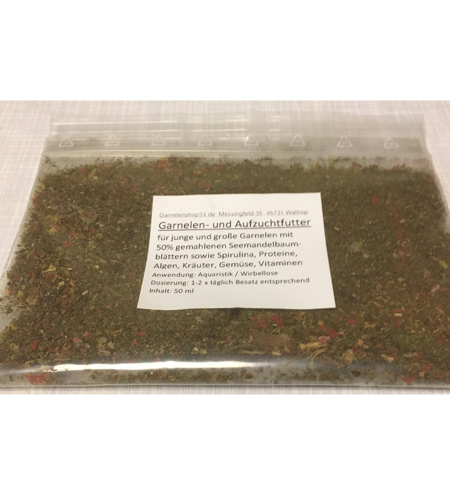 garnelenshop24de Shrimp food - Breeding feed and water optimization at the same time - Directly from the breeders.