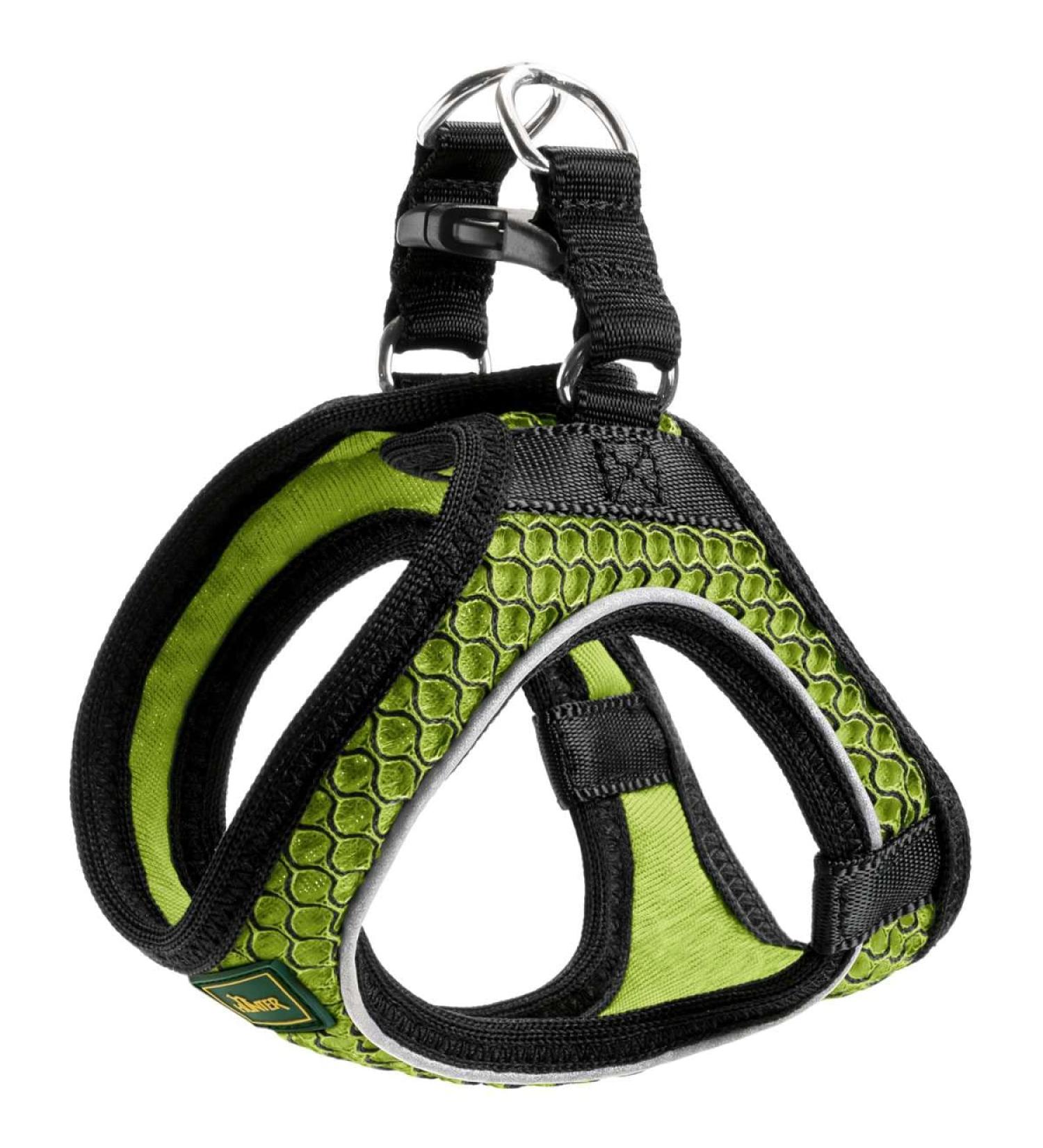 HUNTER HILO COMFORT Harness for Small Dogs Mesh Material Reflective Elements Lime - Size S - Best for International Shipping - Buy Online on GoSupps.com
