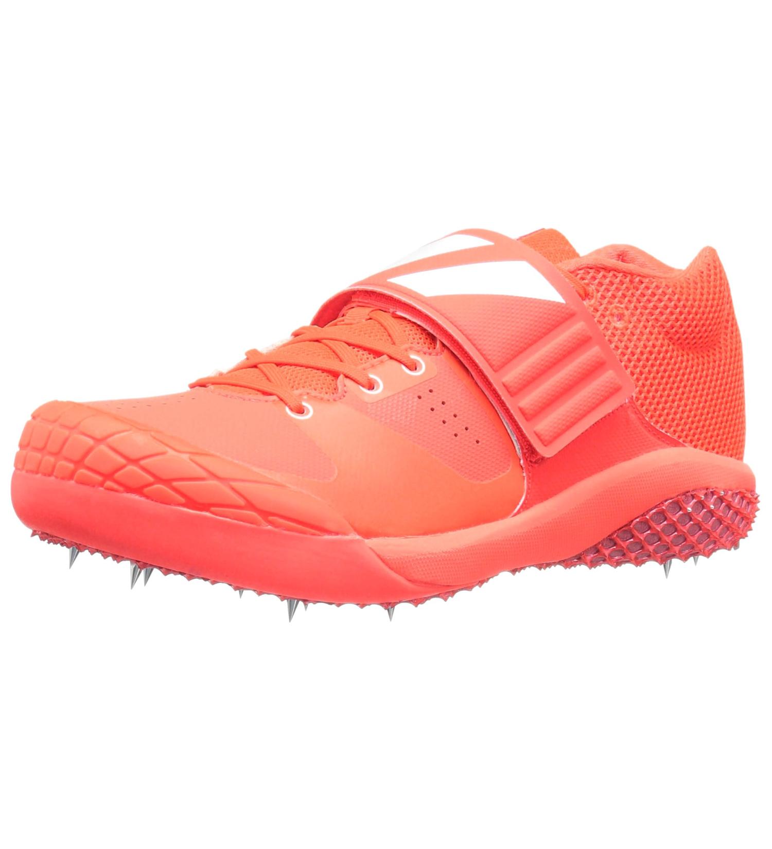 adidas Women's Adizero Javelin Track Shoe - Solar Red/White/Silver - Buy Online on GoSupps.com