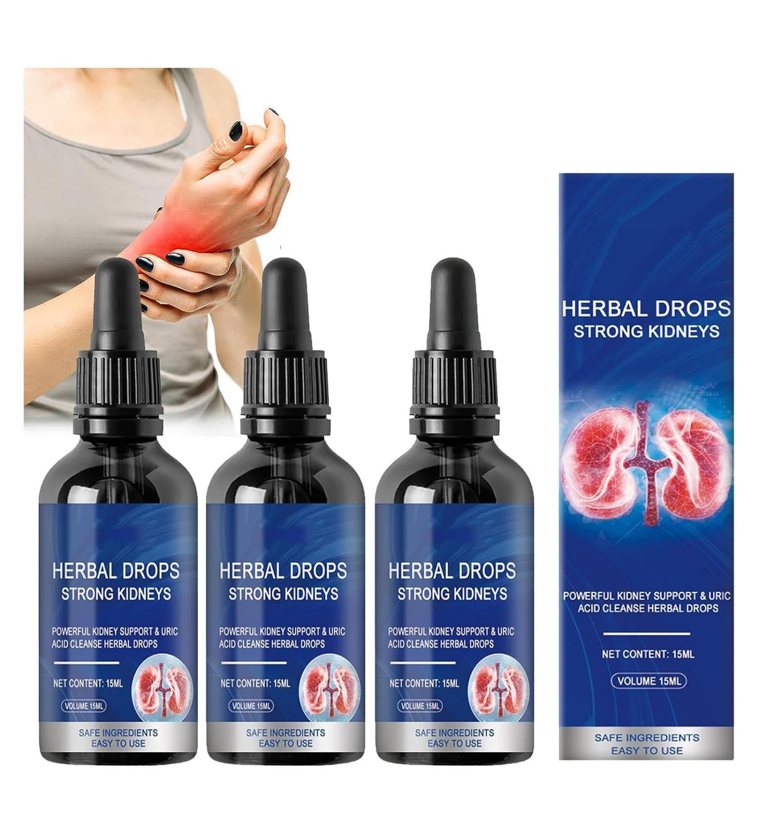 Googeer Lot de 3 gouttes de soin des reins base de plantes pour les articulations relaxant et r parateur actif solution de soins base de plantes gouttes base de plantes r nales fortes 3 Pi ces. - Buy Online on GoSupps.com