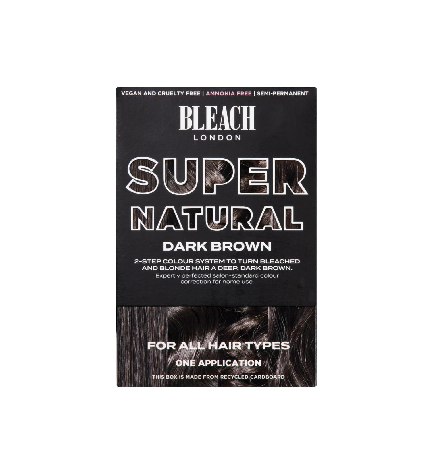 Bleach London Dark Brown Super Natural Kit - Semi-Permanent Colour Correction - Buy Online on GoSupps.com