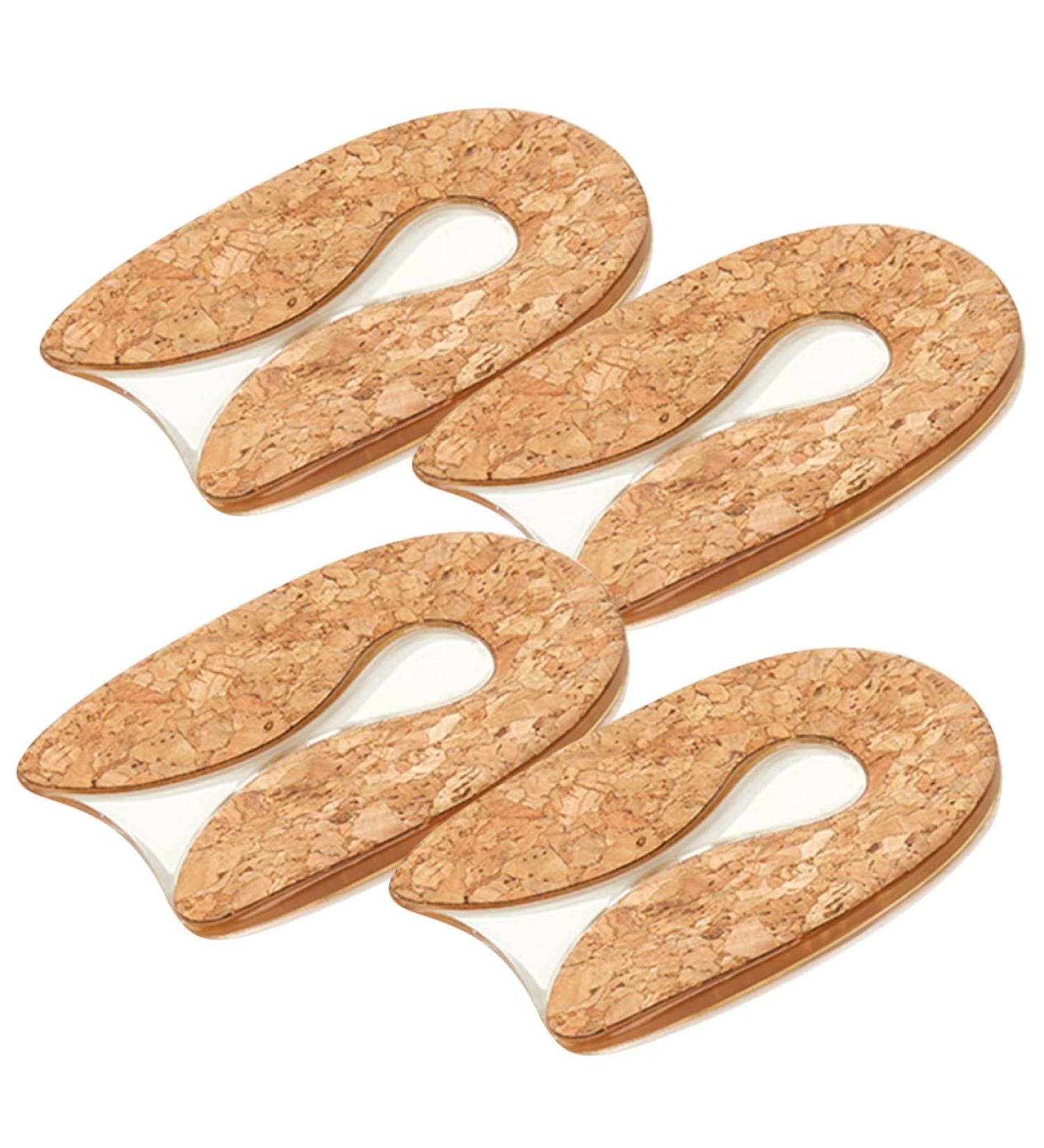 FOMIYES 2 Pairs Transparent Heel Pads - Reusable Silicone Heel Protectors for Women's Shoes - Buy Online on GoSupps.com