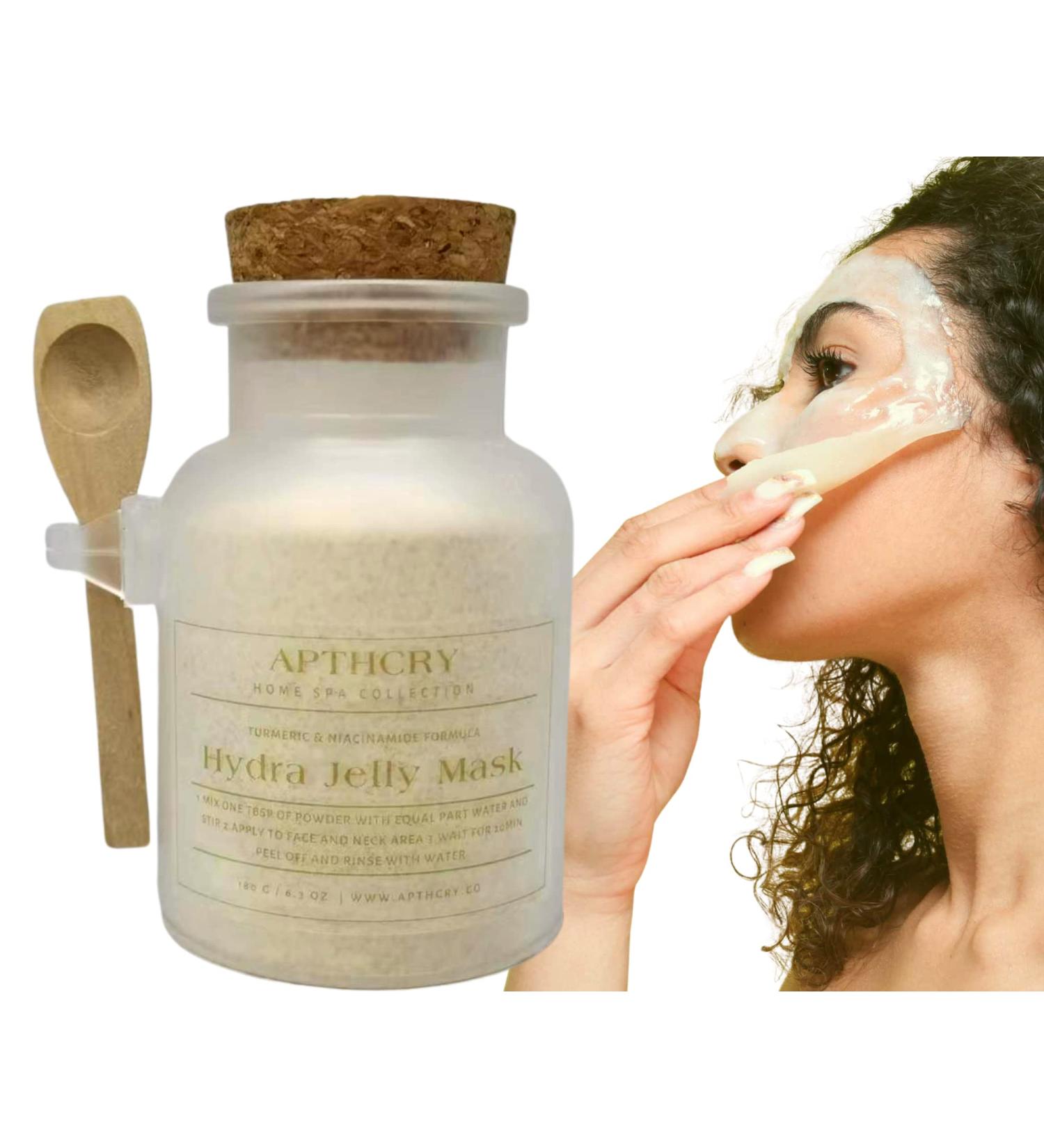 APTHCRY Hydra Jelly Mask - Premium Peel Off Turmeric & Niacinamide Facial | 160g Home Spa Treatment - Buy Online on GoSupps.com