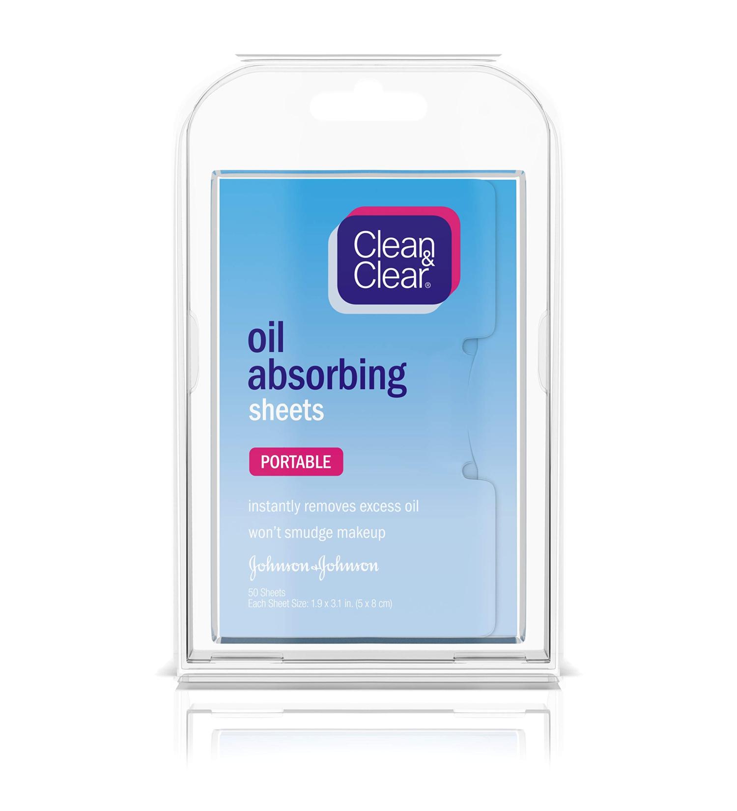 Clean & Clear Oil Absorbing Sheets - 50 Count Single Pack - Buy Online on GoSupps.com