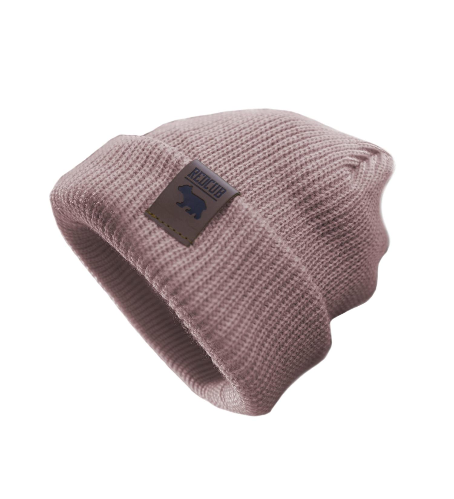RED CUB Toddler Baby Beanie | Knit Winter Hat | Girls Boys Acrylic Kids Beanies | Dusty Pink 12-36 Months - Buy Online on GoSupps.com