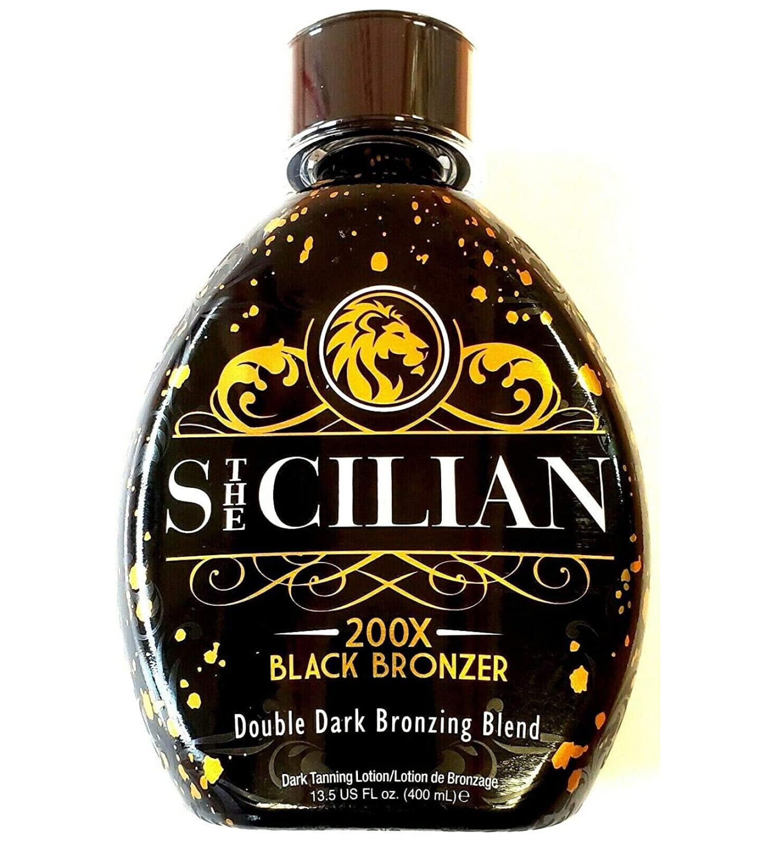 Sicilian 200X Dark Bronzer Tanning Lotion | Best for Glowing Skin, Gradual Bronzing & Sunless Tanner | Luxurious Body Nourishment - Buy Online on GoSupps.com