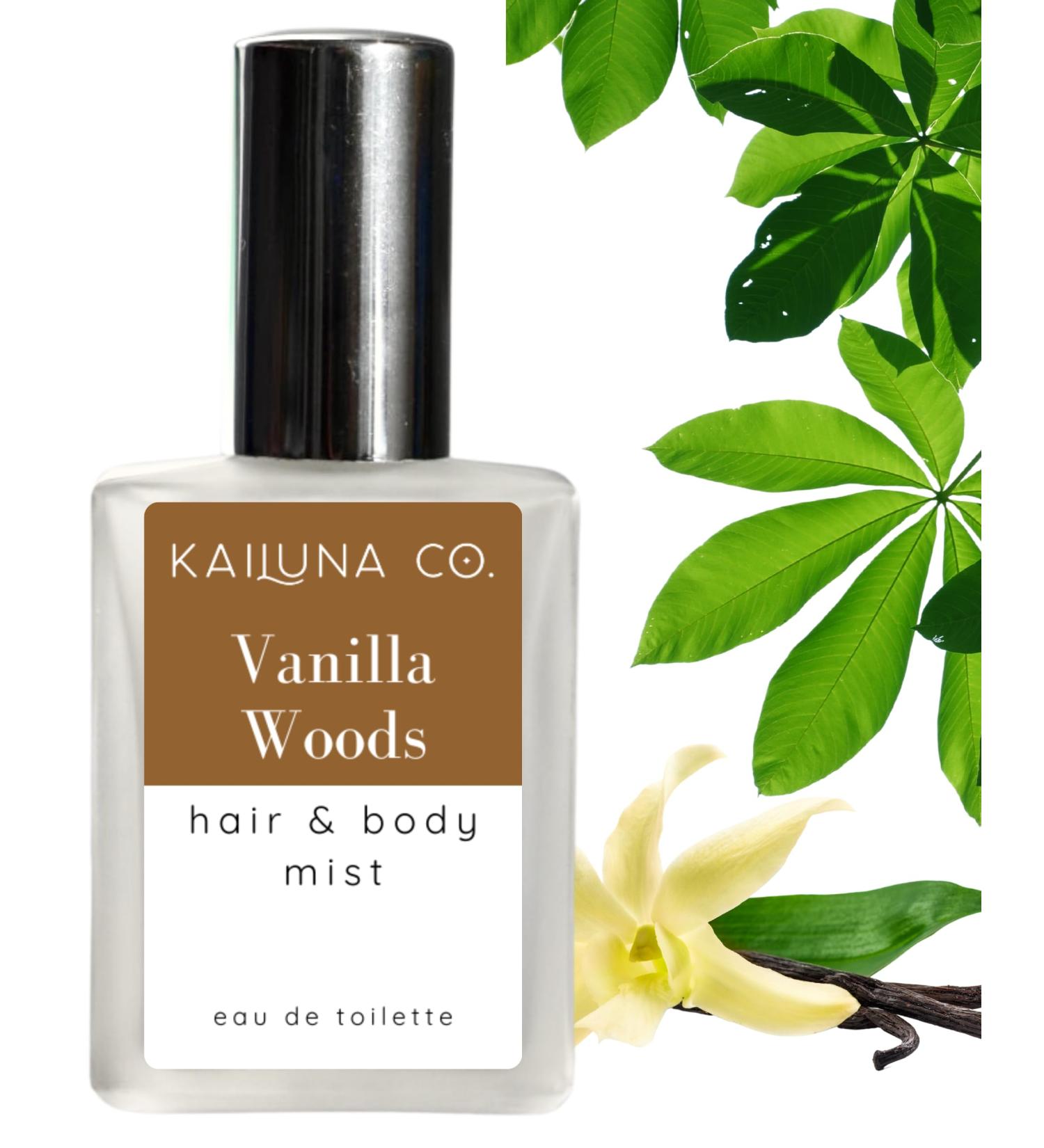 Vanilla Woods Natural Hair & Body Mist Spray Pure Essential and Fragrance Oils Alcohol-Free Handmade in California 0.5Fl Oz Vanilla Woods 0.5 Fl Oz - Buy Online on GoSupps.com