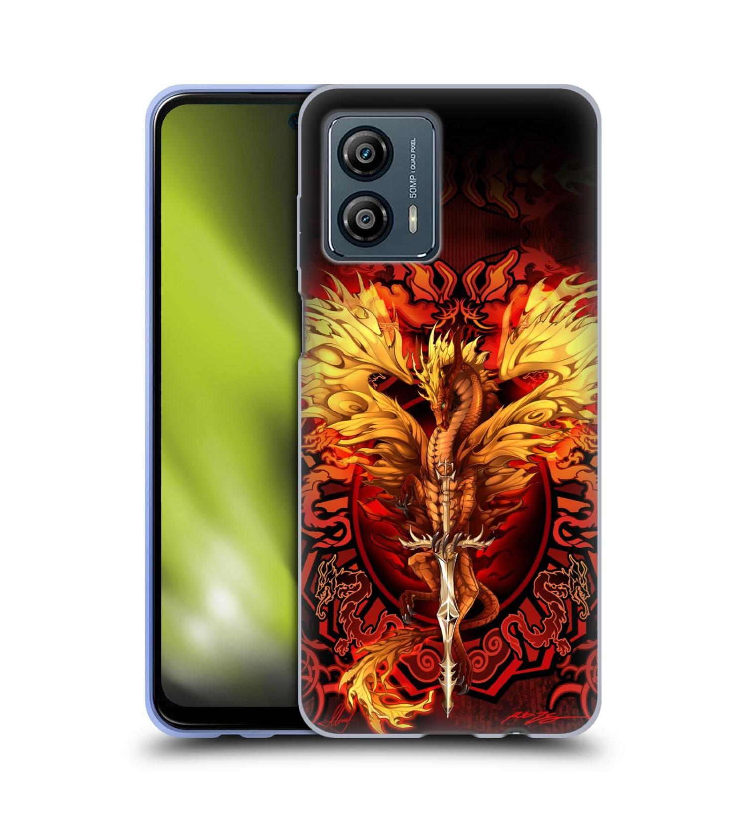 Ruth Thompson Flameblade Dragons Soft Gel Case for Motorola Moto G53 5G - Officially Licensed Head Case Designs - Buy Online on GoSupps.com