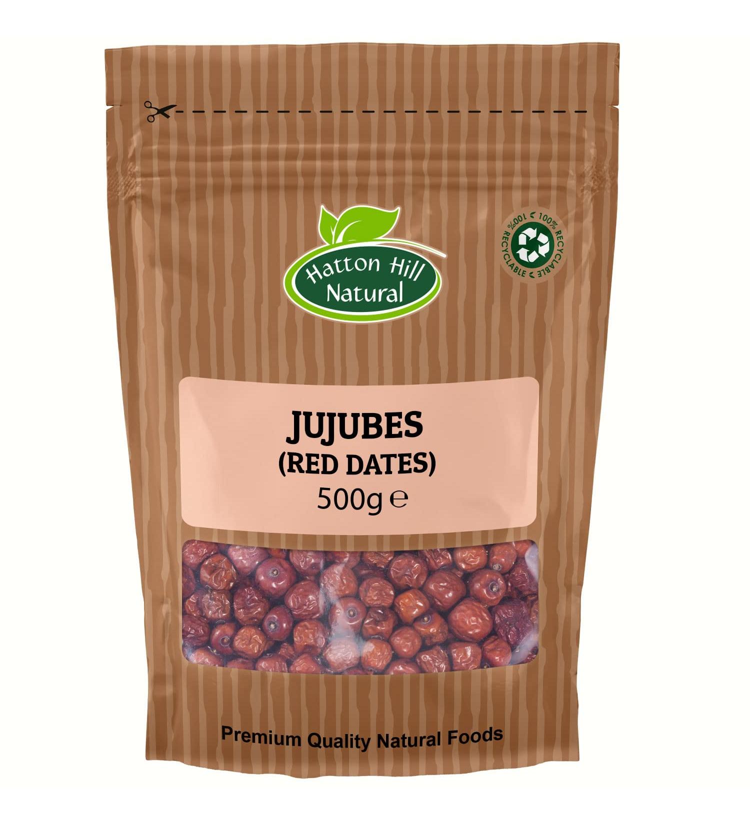 Jujubes (Red Dates) 500g by Hatton Hill - Free UK Delivery