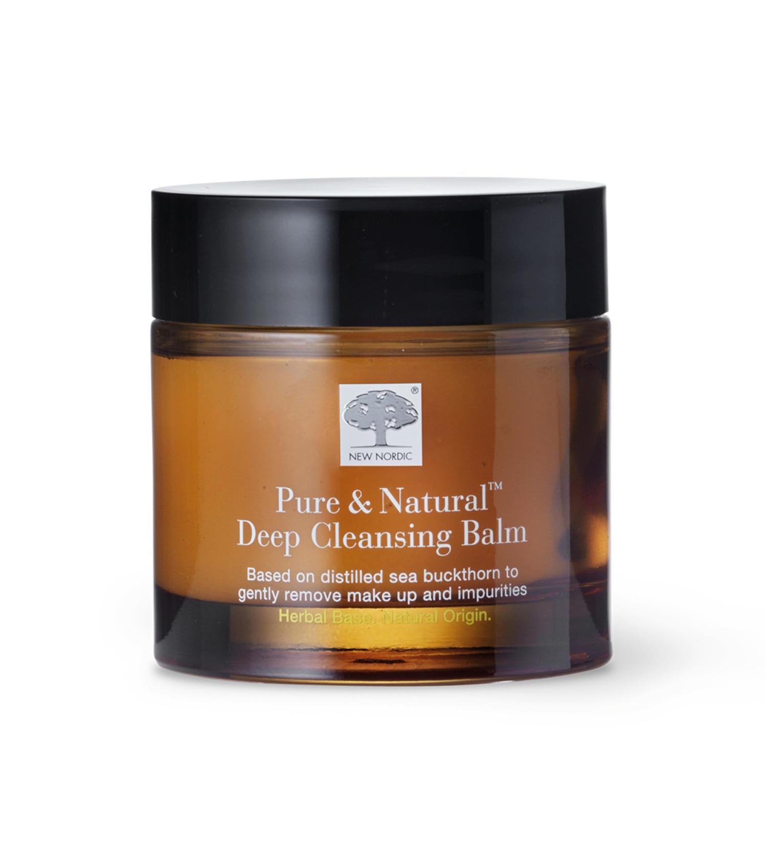New Nordic Pure and Natural Deep Cleansing Balm 100ml - Makeup Remover Cleanser Balm - Remove Impurities and Makeup - Suitable for All Skin Types - Suitable for Men and Women - Buy Online on GoSupps.com