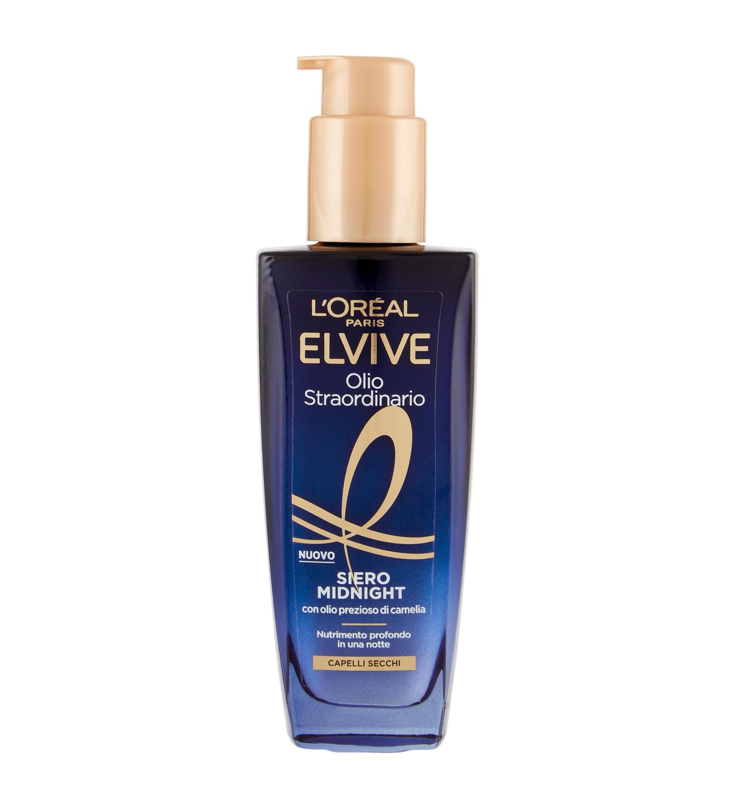L'Oreal Paris L'Or al Paris Elvive Extraordinary Oil For Dry Hair Overnight Intense Nutrition With Camellia Precious Oil Midnight Serum 100 ml