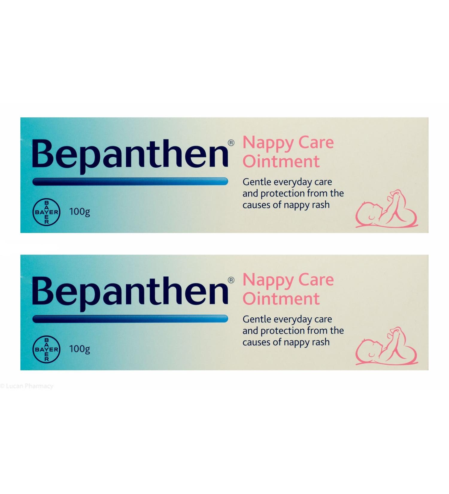 Buy 2x Bepanthen Diaper Care Ointment 100g | International Shipping Available - Best Skin Protection for Babies - Buy Online on GoSupps.com