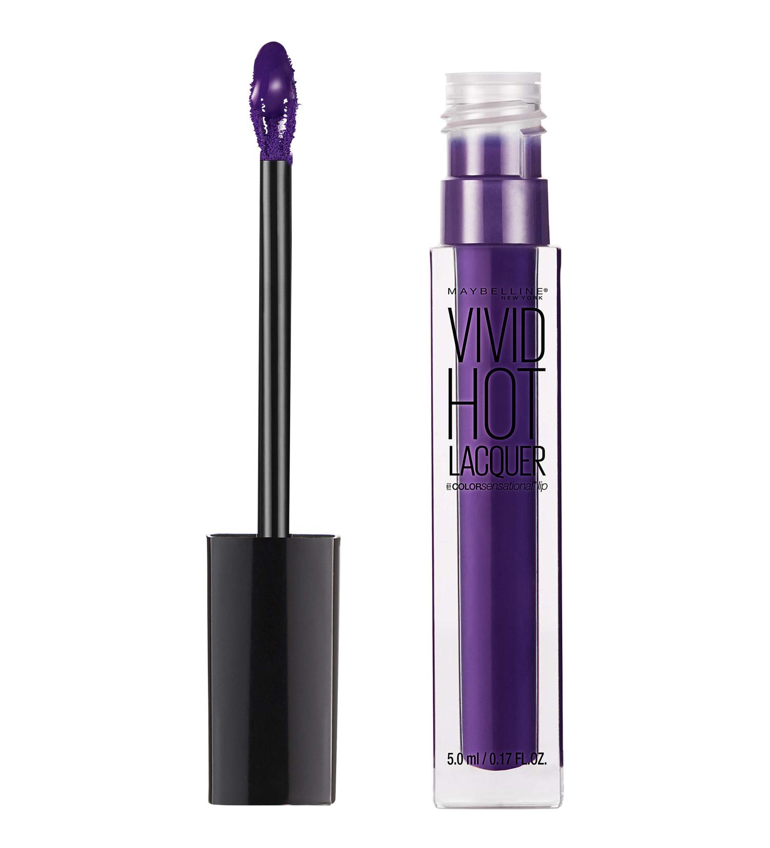 Maybelline Color Sensational Vivid Hot Lacquer Lip Gloss - Royal (0.17 fl. oz.) - Buy Online on GoSupps.com