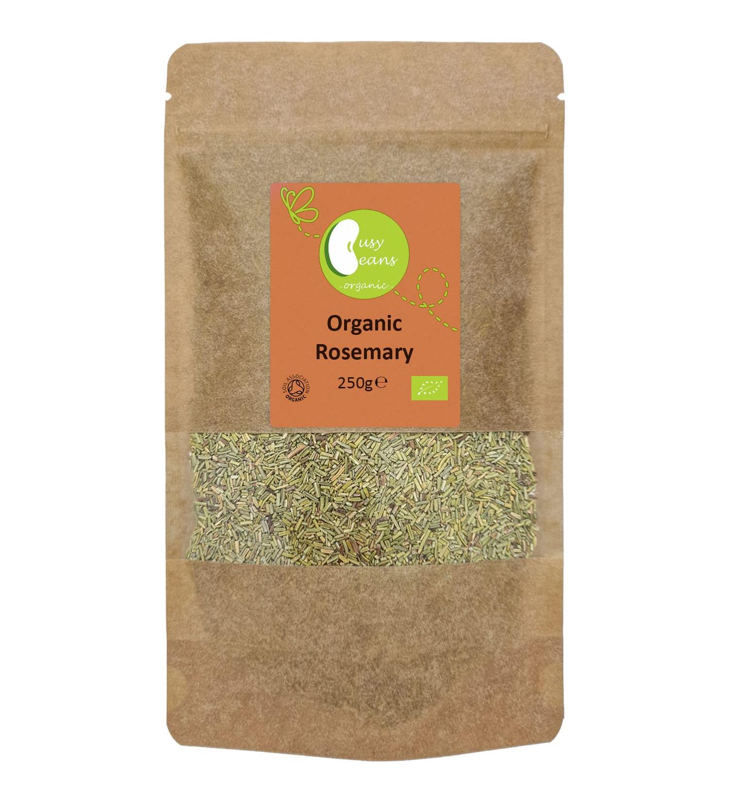 Organic Dried Rosemary - Certified Organic - by Busy Beans Organic (250g) - Buy Online on GoSupps.com