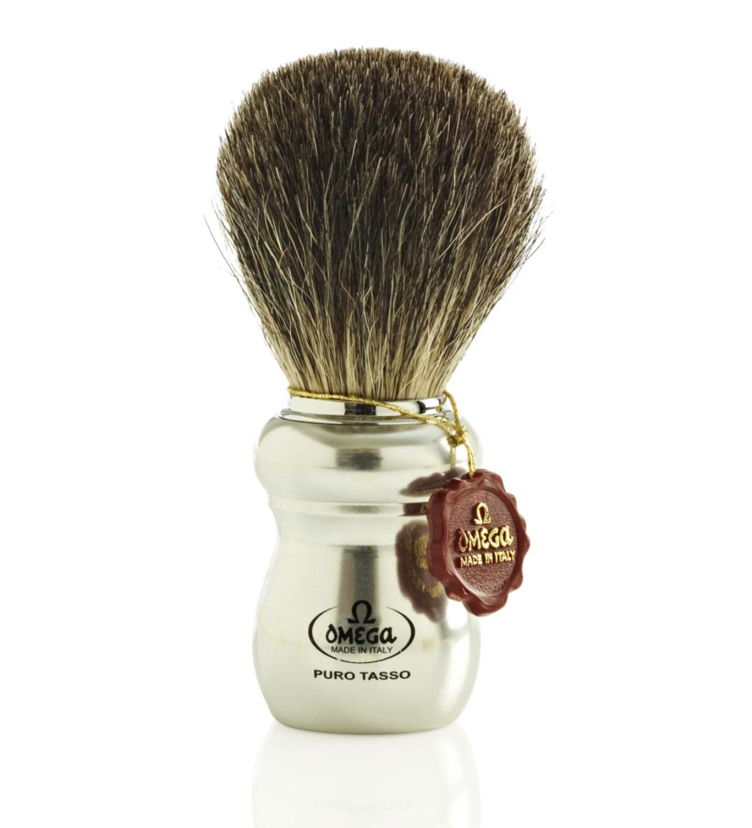 Omega 6653 Pure Badger Hair Shaving Brush
