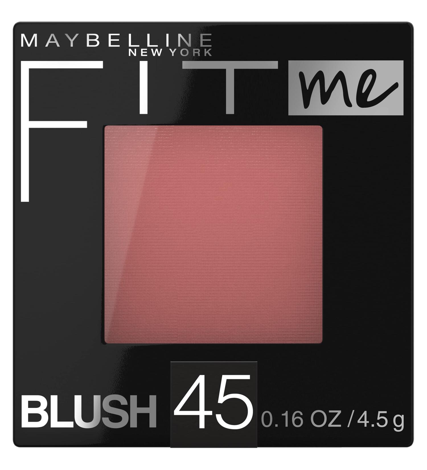 Maybelline Fit Me Blush - Plum - 0.16 fl. oz | Flawless Color & Glow - Buy Online on GoSupps.com