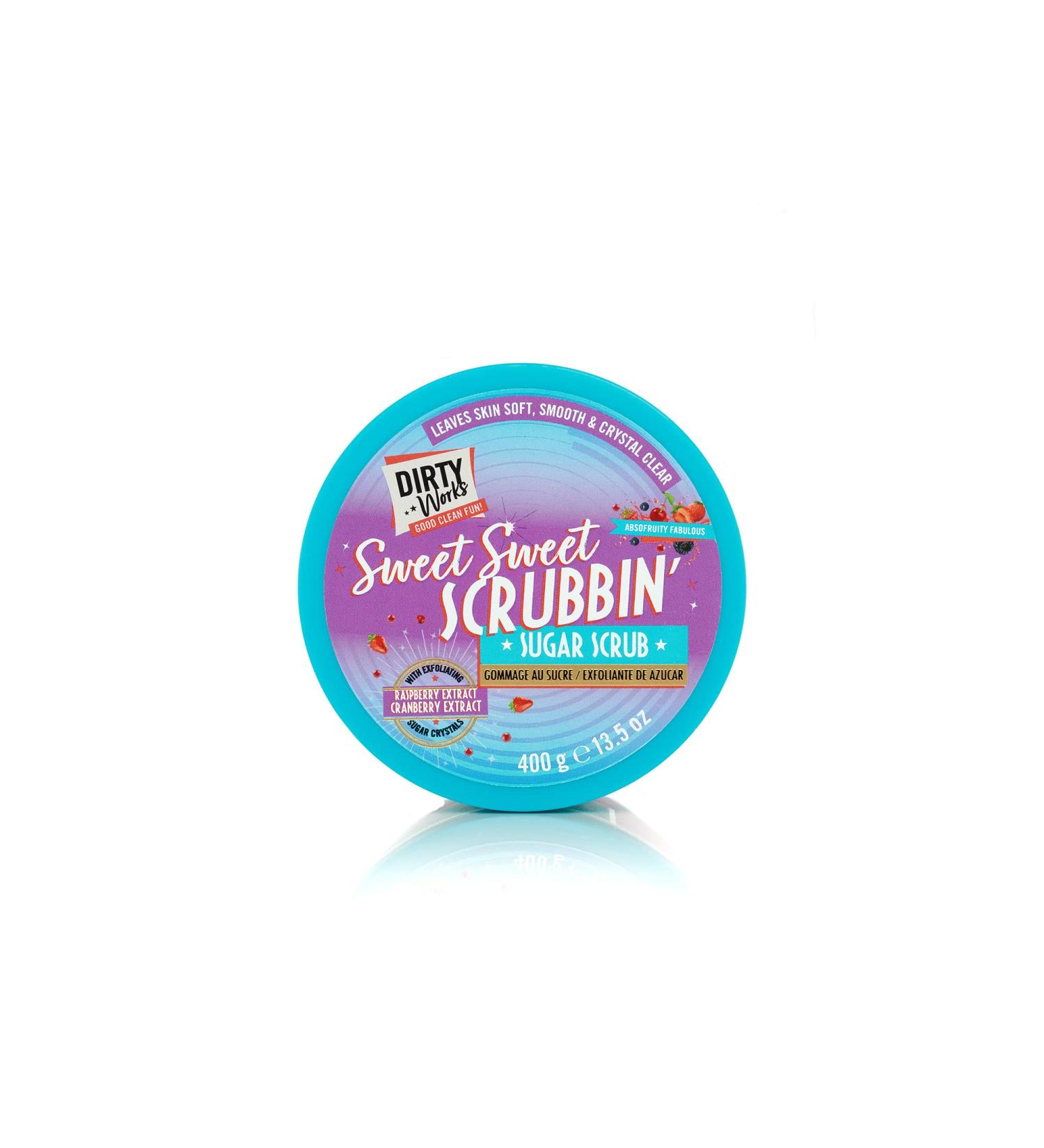 Dirty Works Coconut and Berry Sugar Scrub 400ml - Exfoliating Body Scrub - Buy Online on GoSupps.com