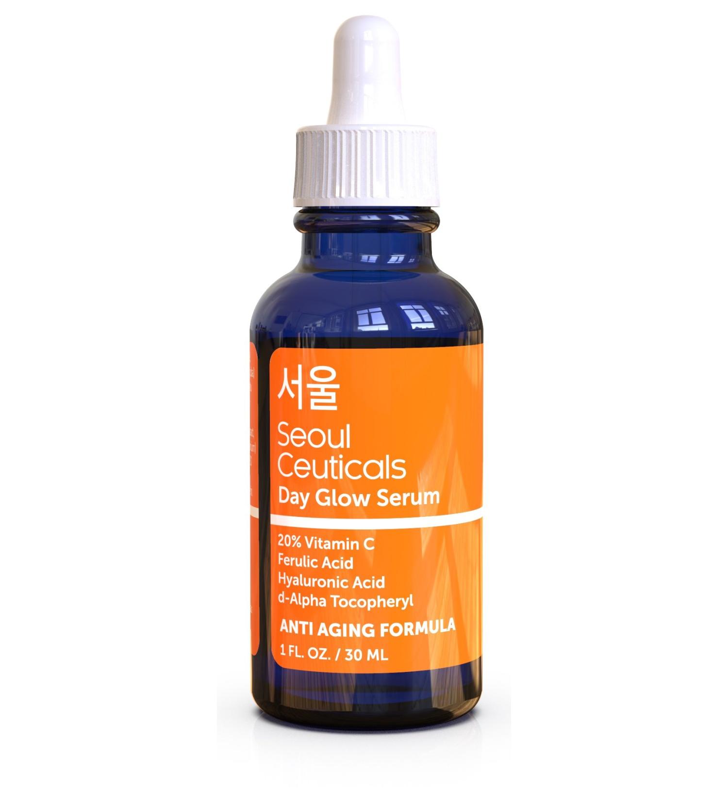 SeoulCeuticals Day Glow Serum 1 fl oz - Radiant Skin Elixir for Brightening & Hydration - Buy Online on GoSupps.com