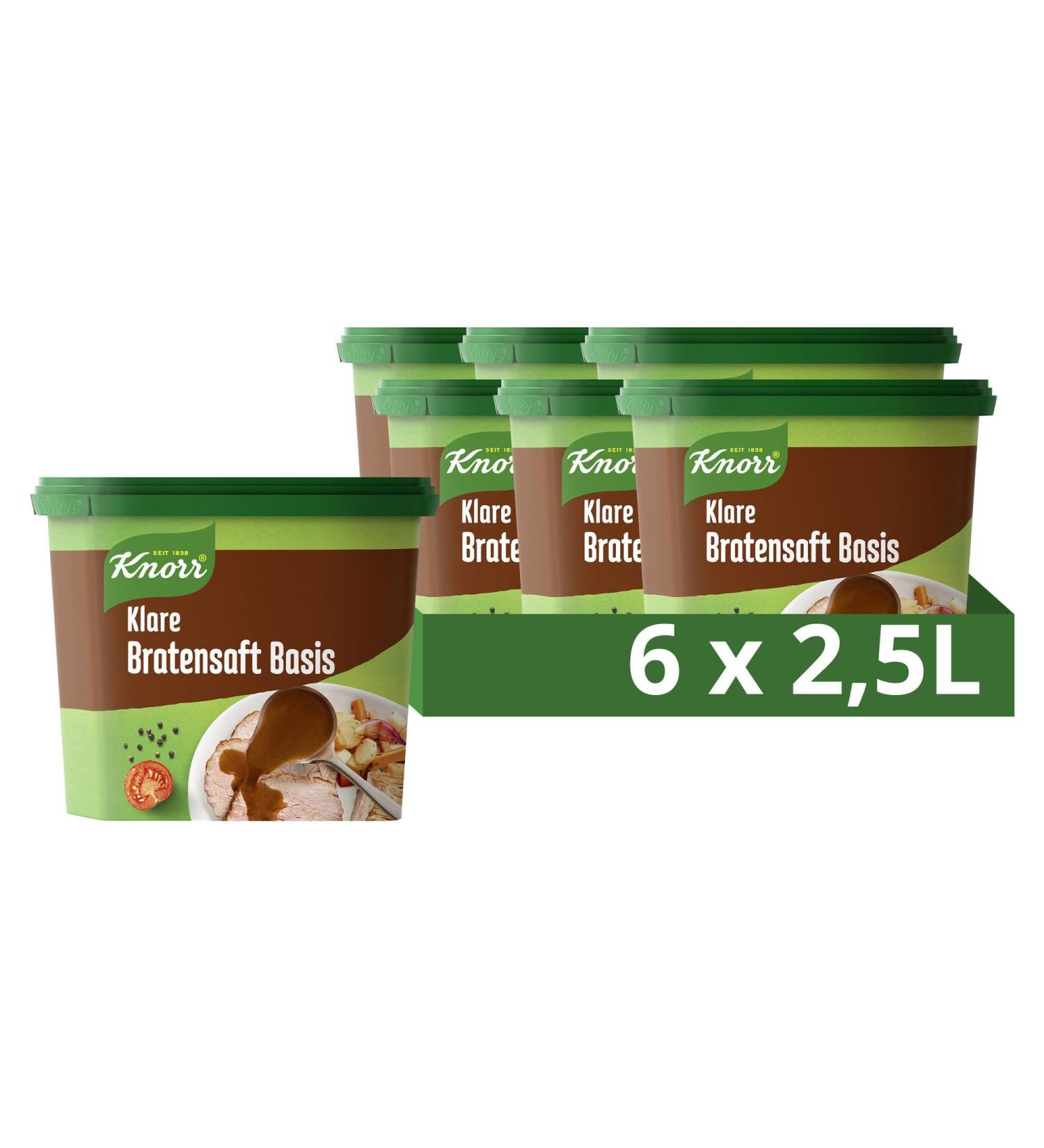Knorr Clear Gravy Base - 6x235ml | Flavor-Enhancing Additive-Free Gravy Base for International Shipping - Buy Online on GoSupps.com