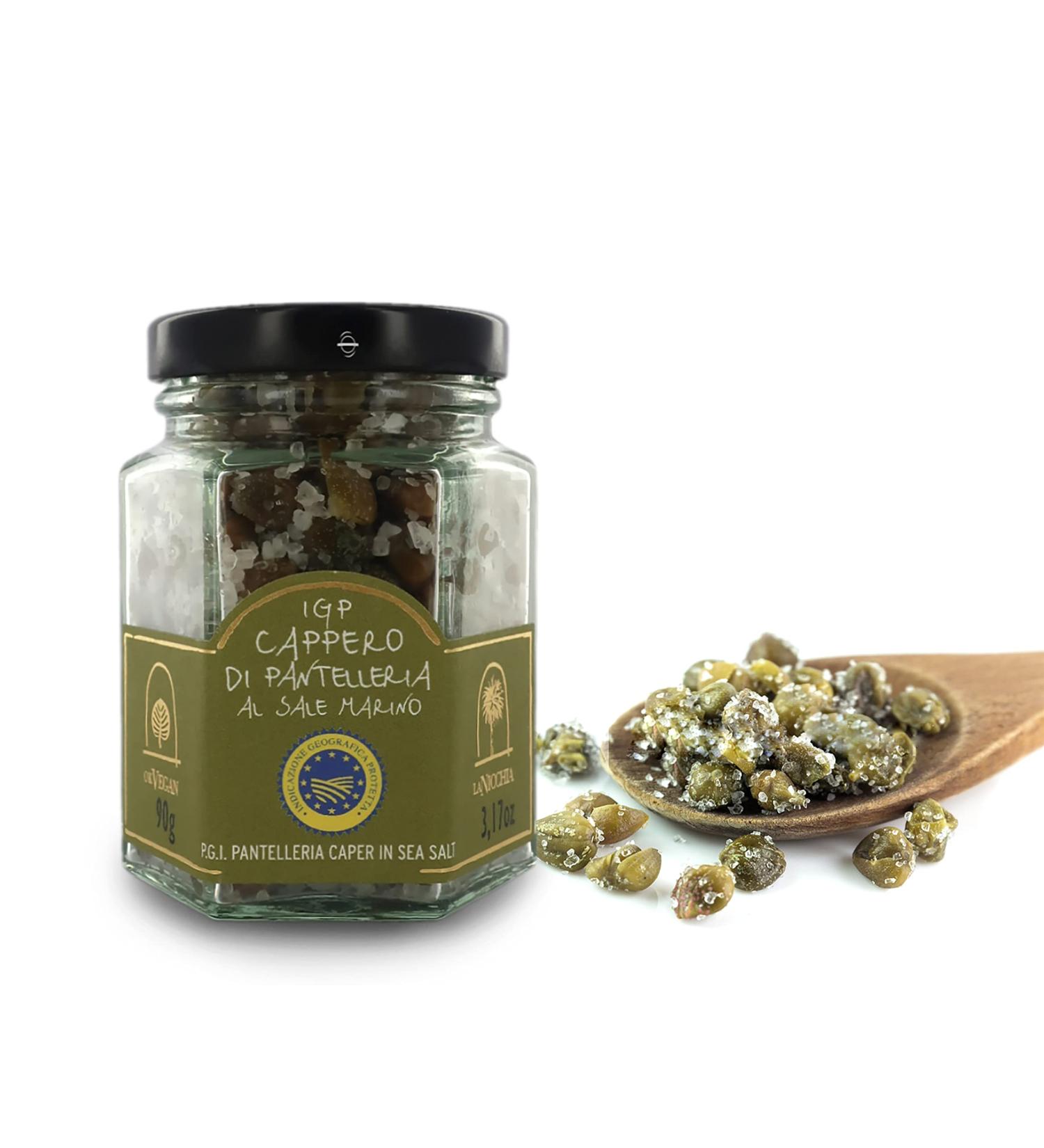 Capperi di Pantelleria IGP al Sale Marino - Authentic Capers in Sea Salt | Shop Internationally - Buy Online on GoSupps.com