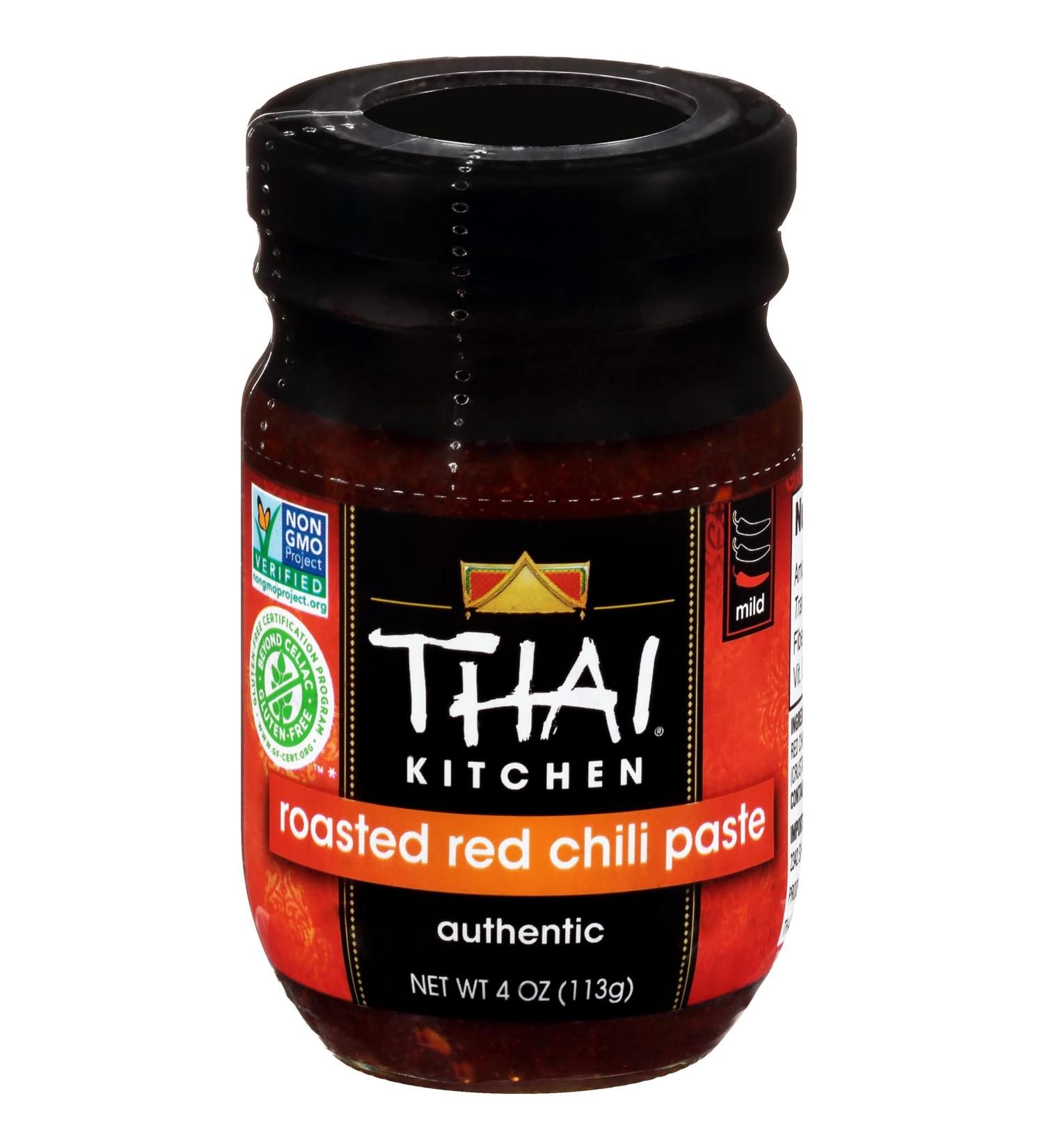 Thai Kitchen Roasted Red Chili Paste 4 oz - Authentic Thai Flavor - Buy Online on GoSupps.com